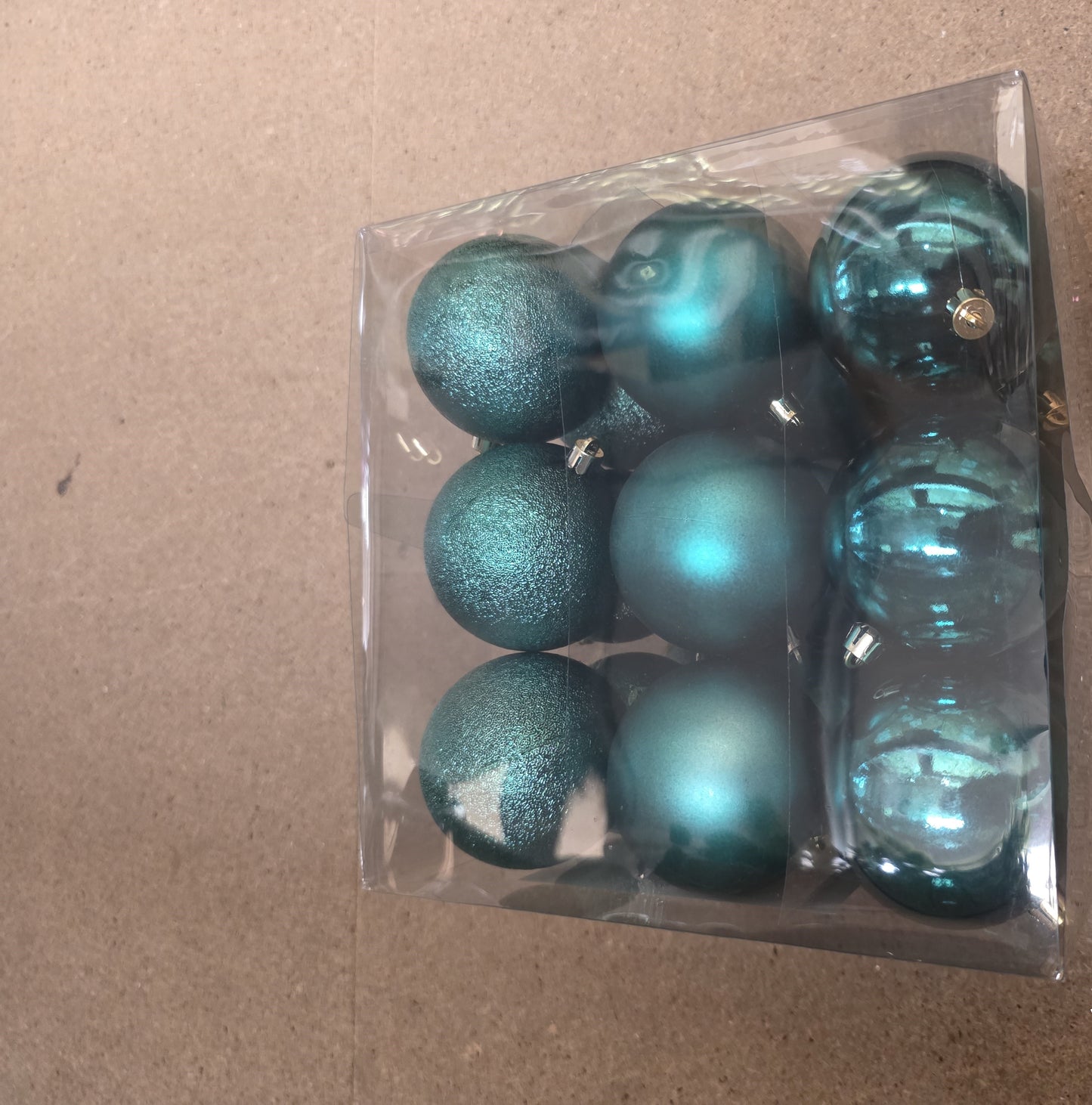 Bauble Unbreakable 8cm Petrol X27