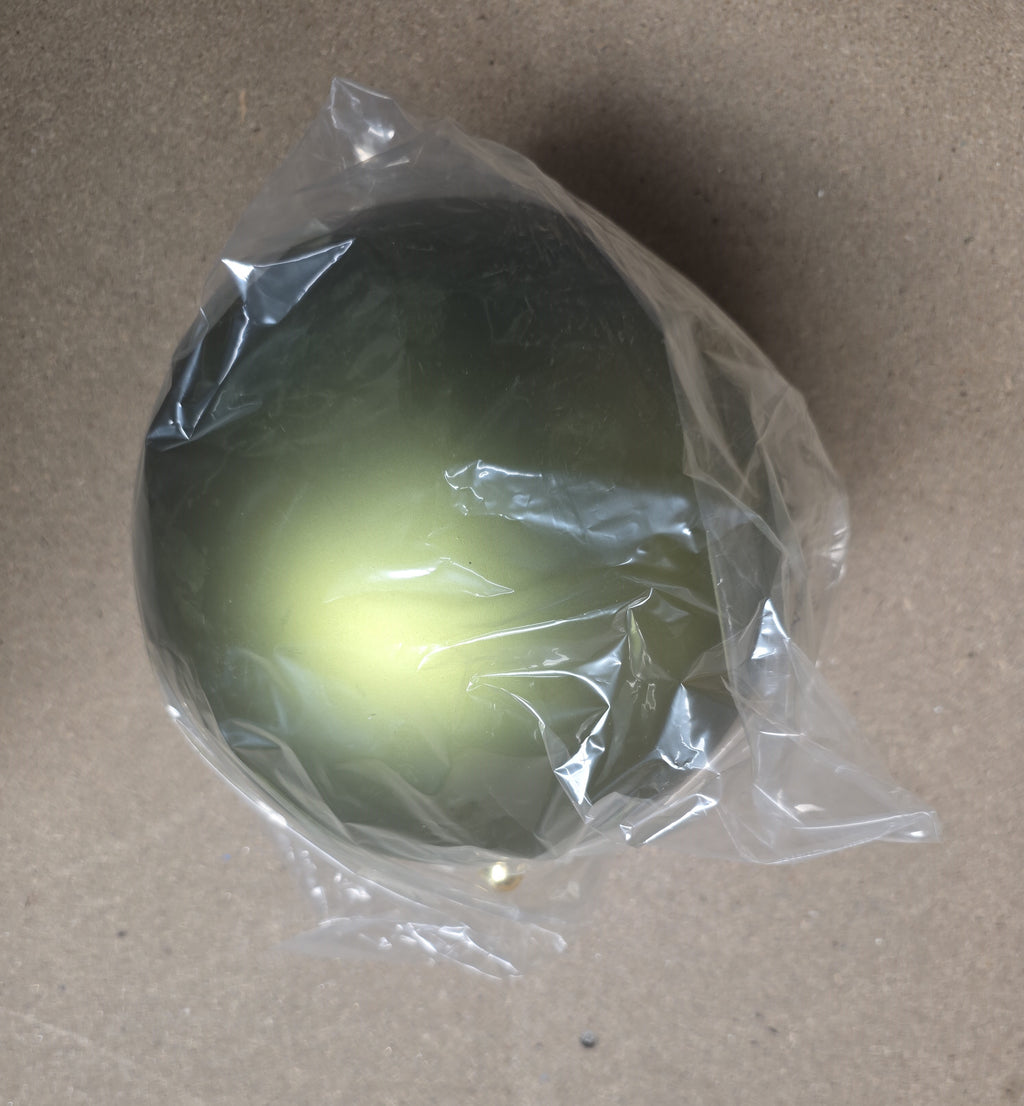 Bauble Unbreakable 25cm Matt D.Grn X1