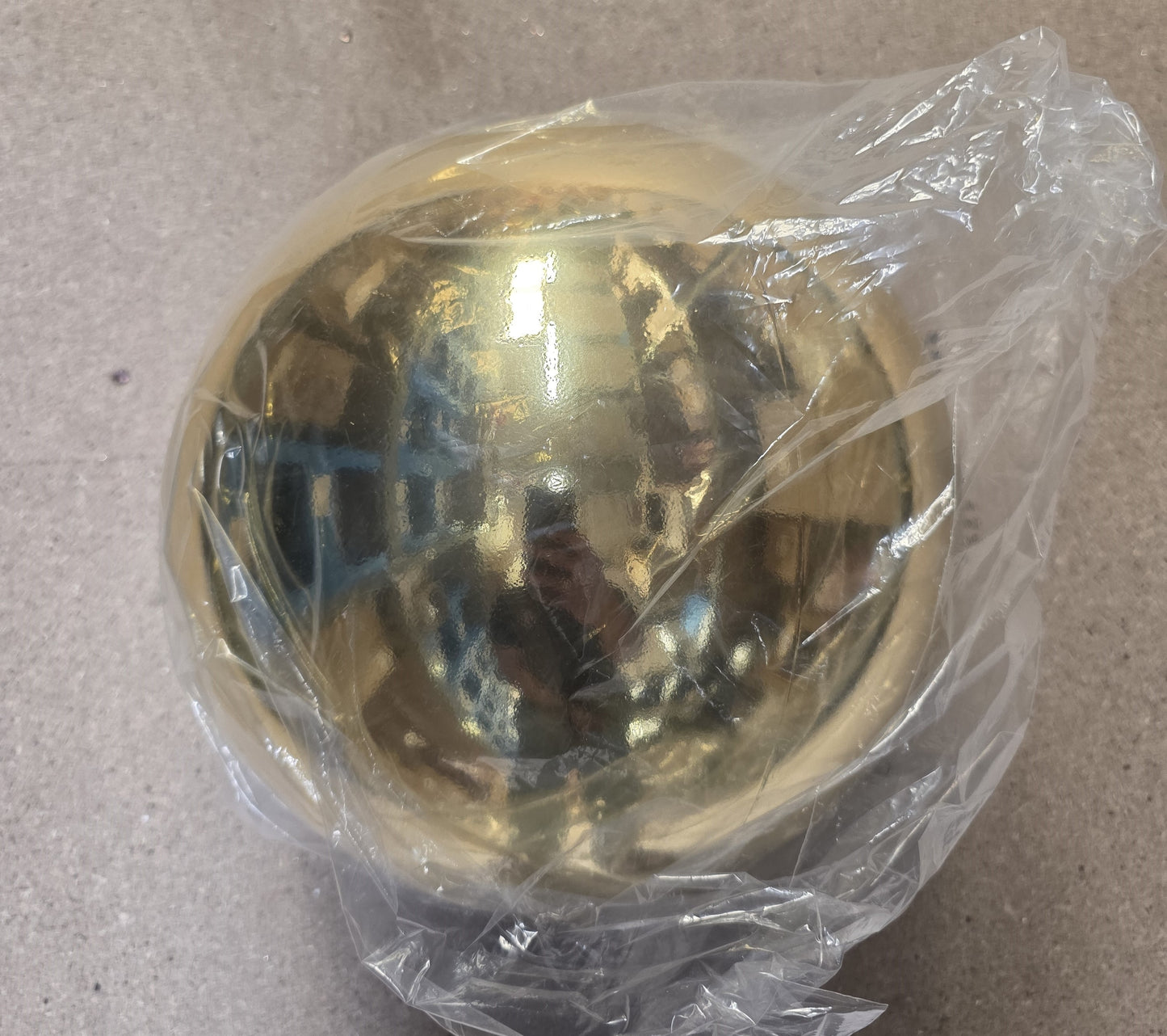 Bauble Unbreakable 30cm Shiny Gold X1