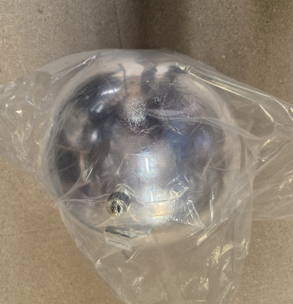Bauble Unbreakable 30cm Shiny Silver X1