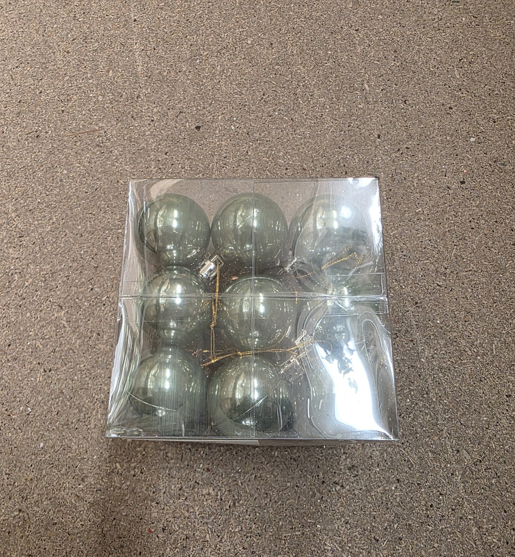 Plastic Balls Green Opal 4cm X27