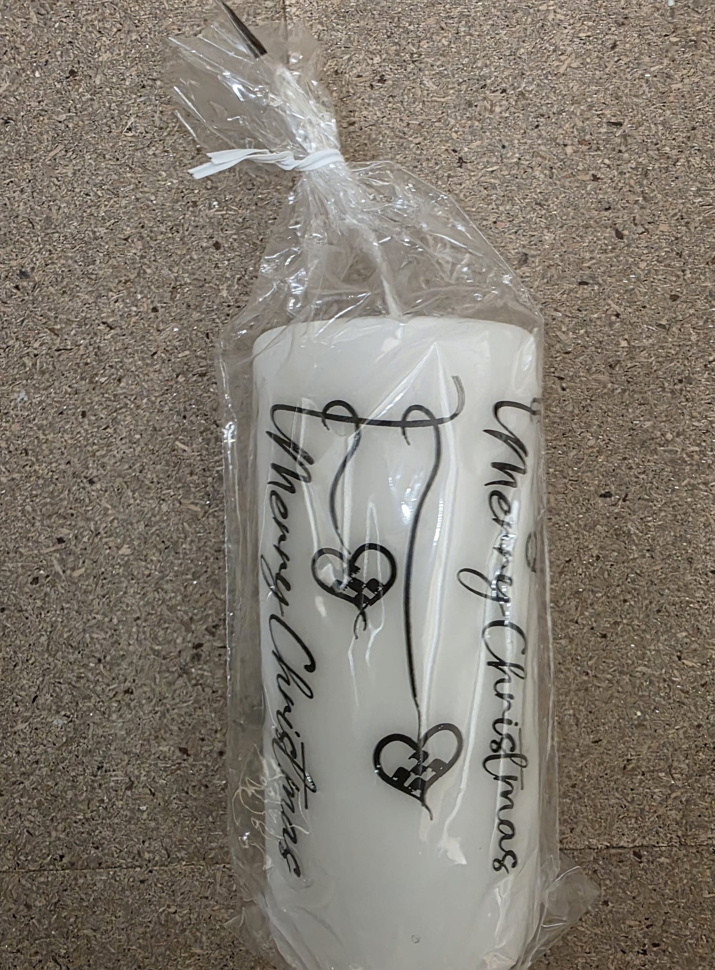 Candle Deco White 2 Assorted 15 X 7cm