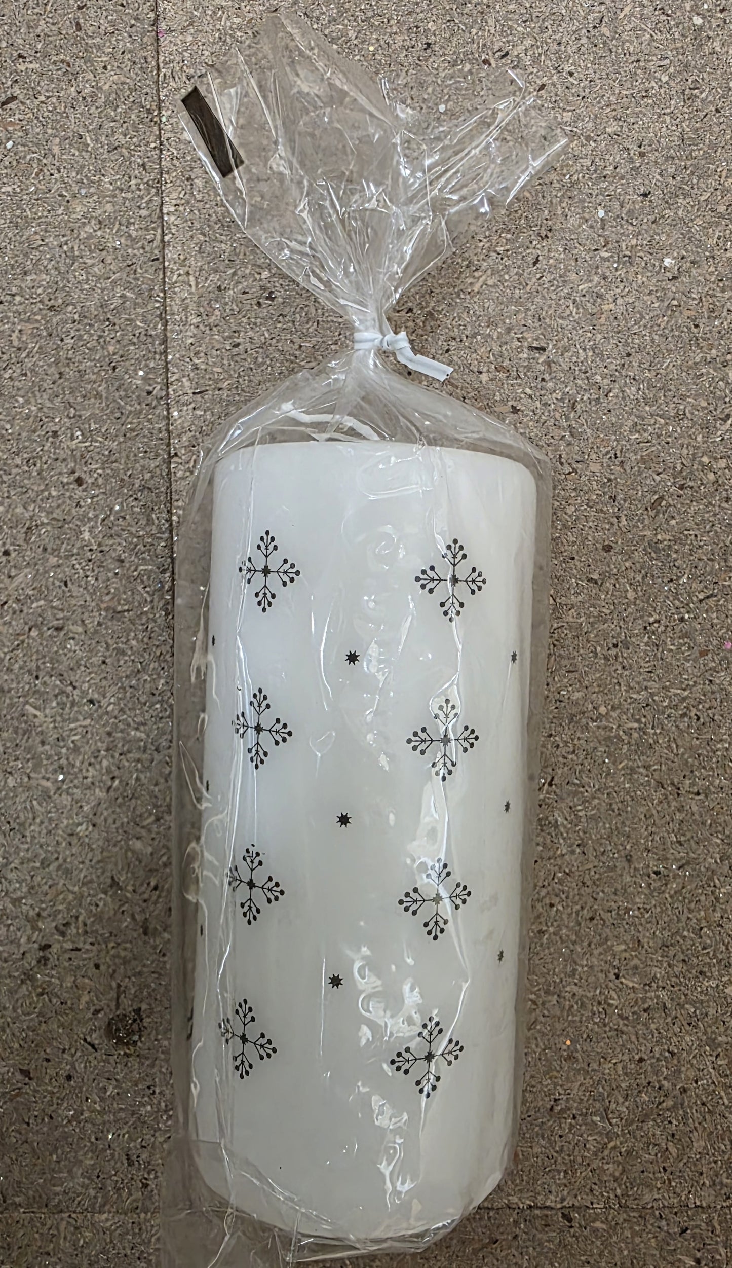 Candle Deco White 2 Assorted 15 X 7cm