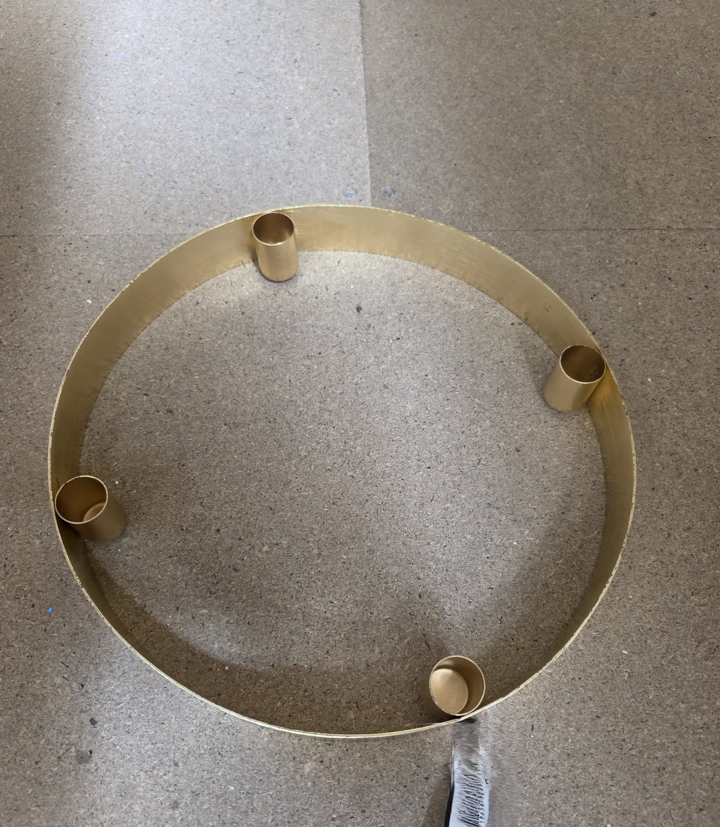 Candle Holder Steg gold 30cm