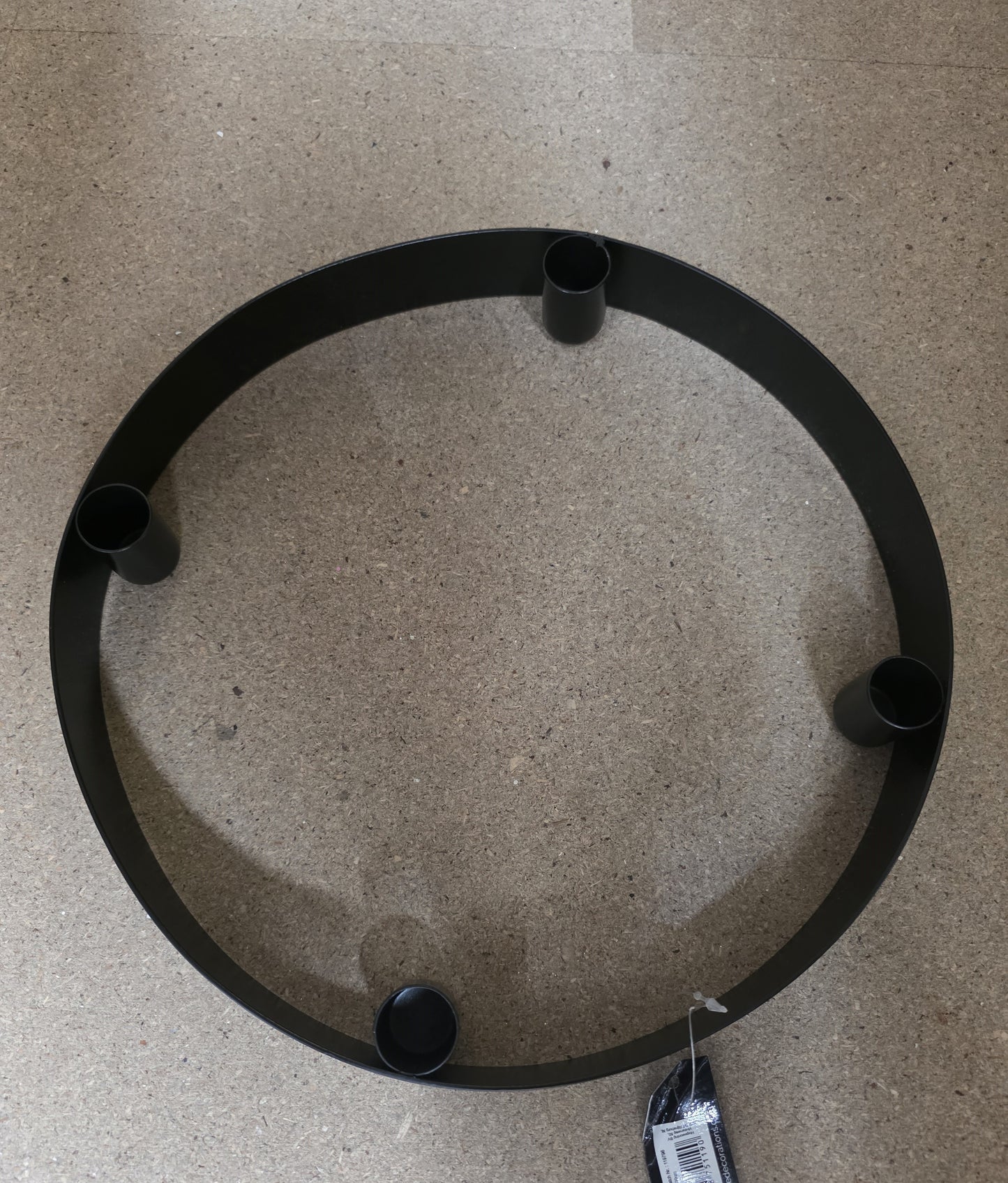 Candle Holder Steg Black 30cm