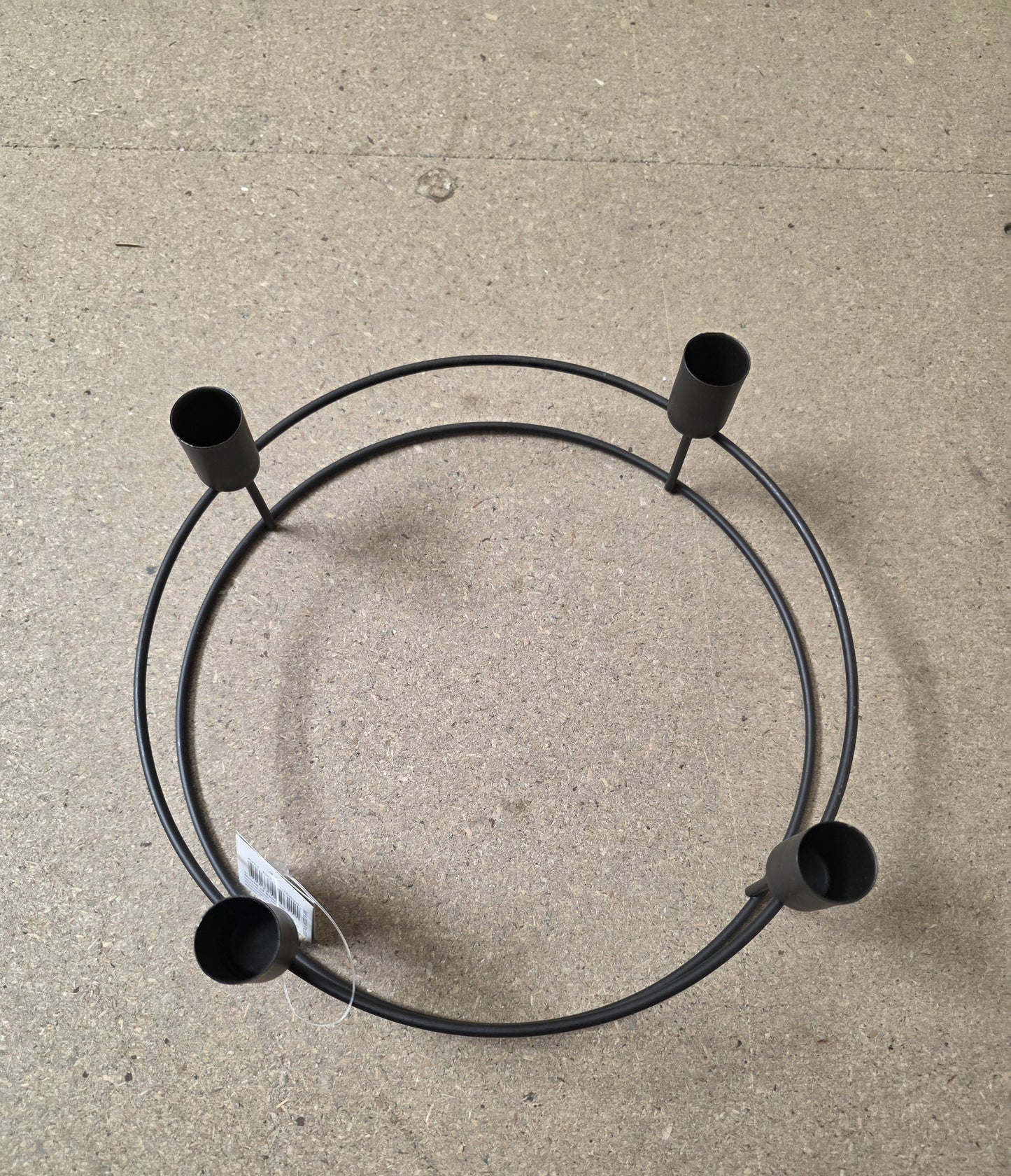 Metal Candle Advent Black 25cm