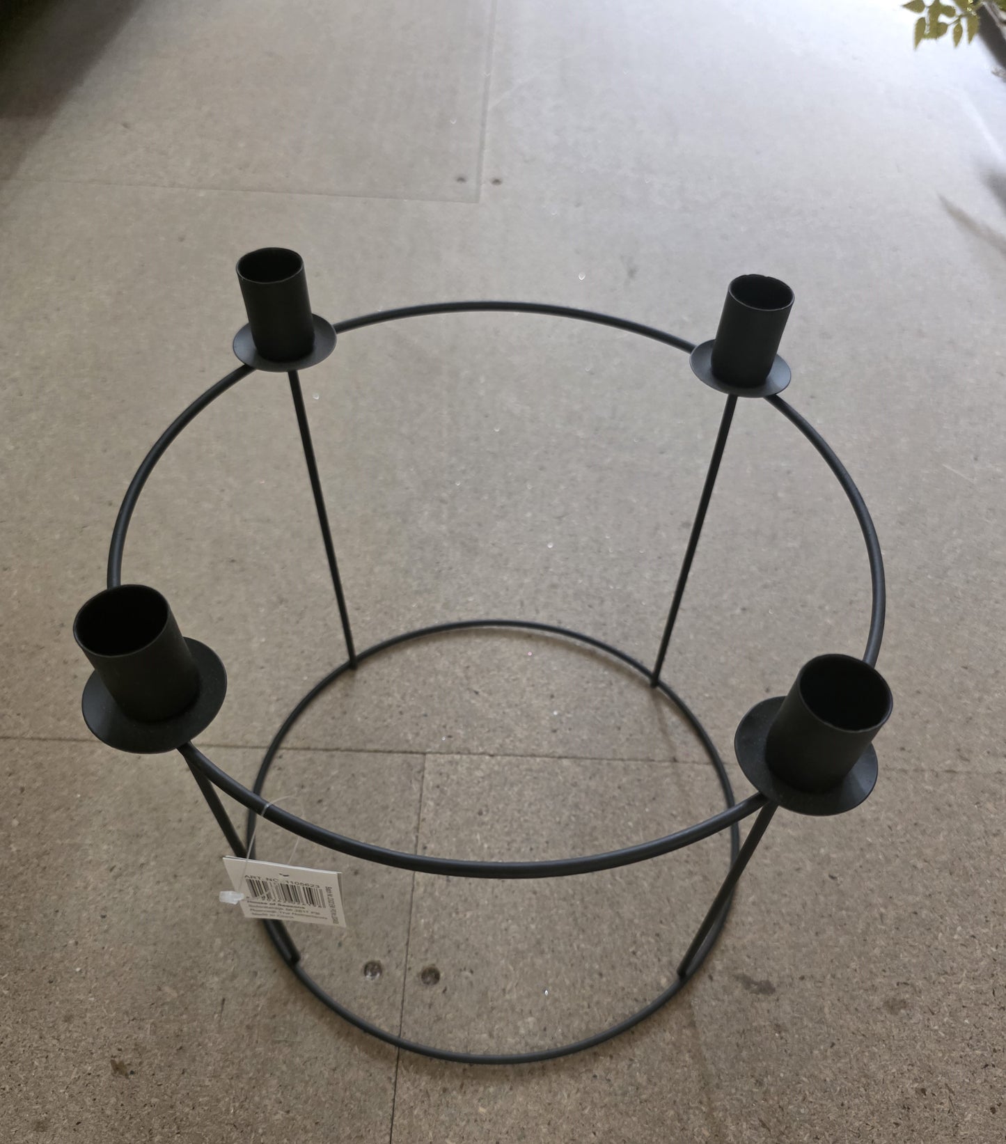 Metal Candle Advent Black 29cm