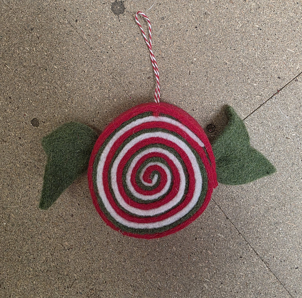 Hanging Candy Green Red 22cm  (PACK OF 2)