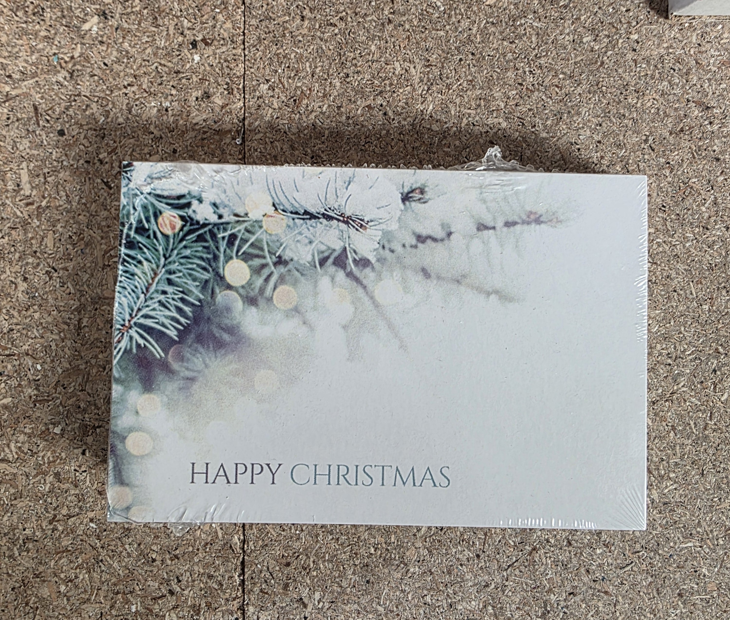 Small Card Christmes Frosted Pine (PACK OF 2)