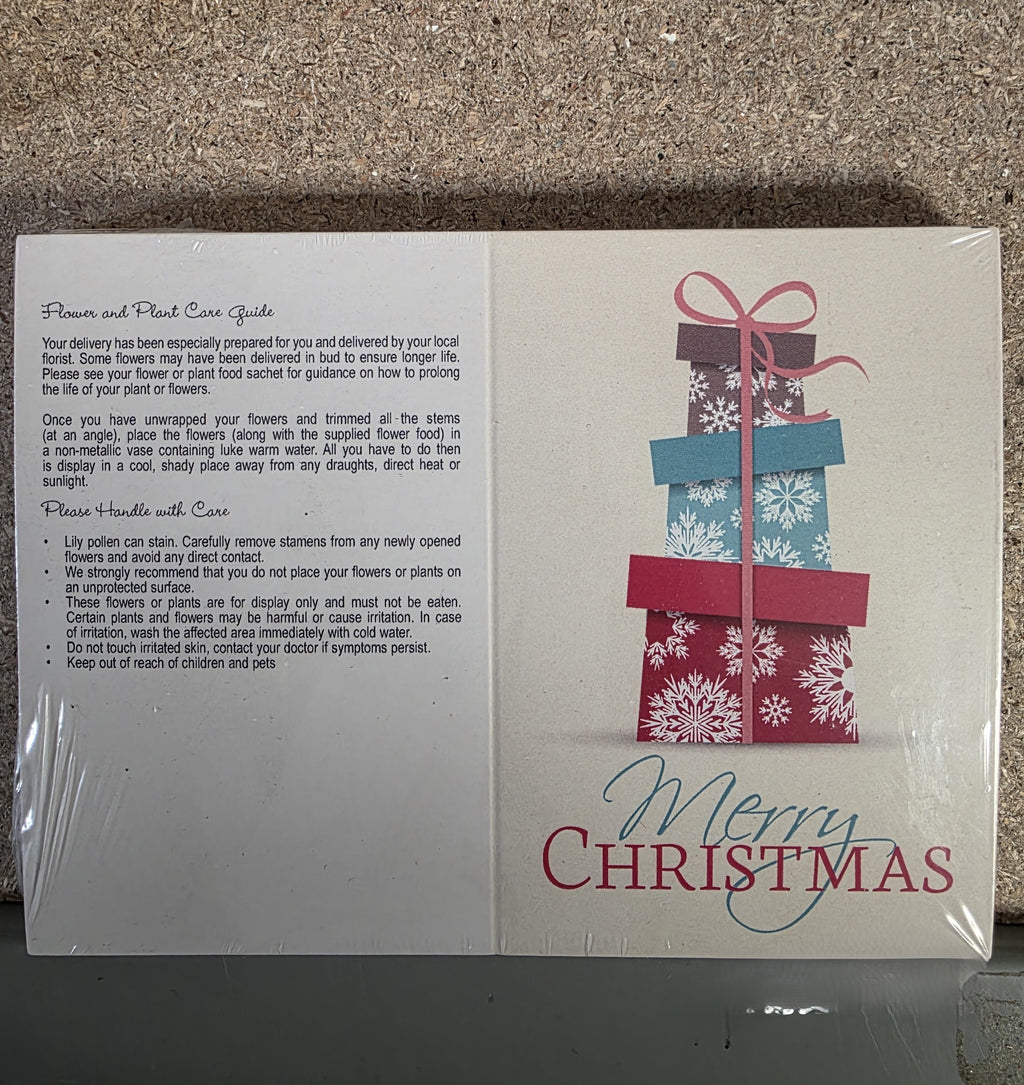 Folded Card Merry Christmas Presents (PACK OF 2)