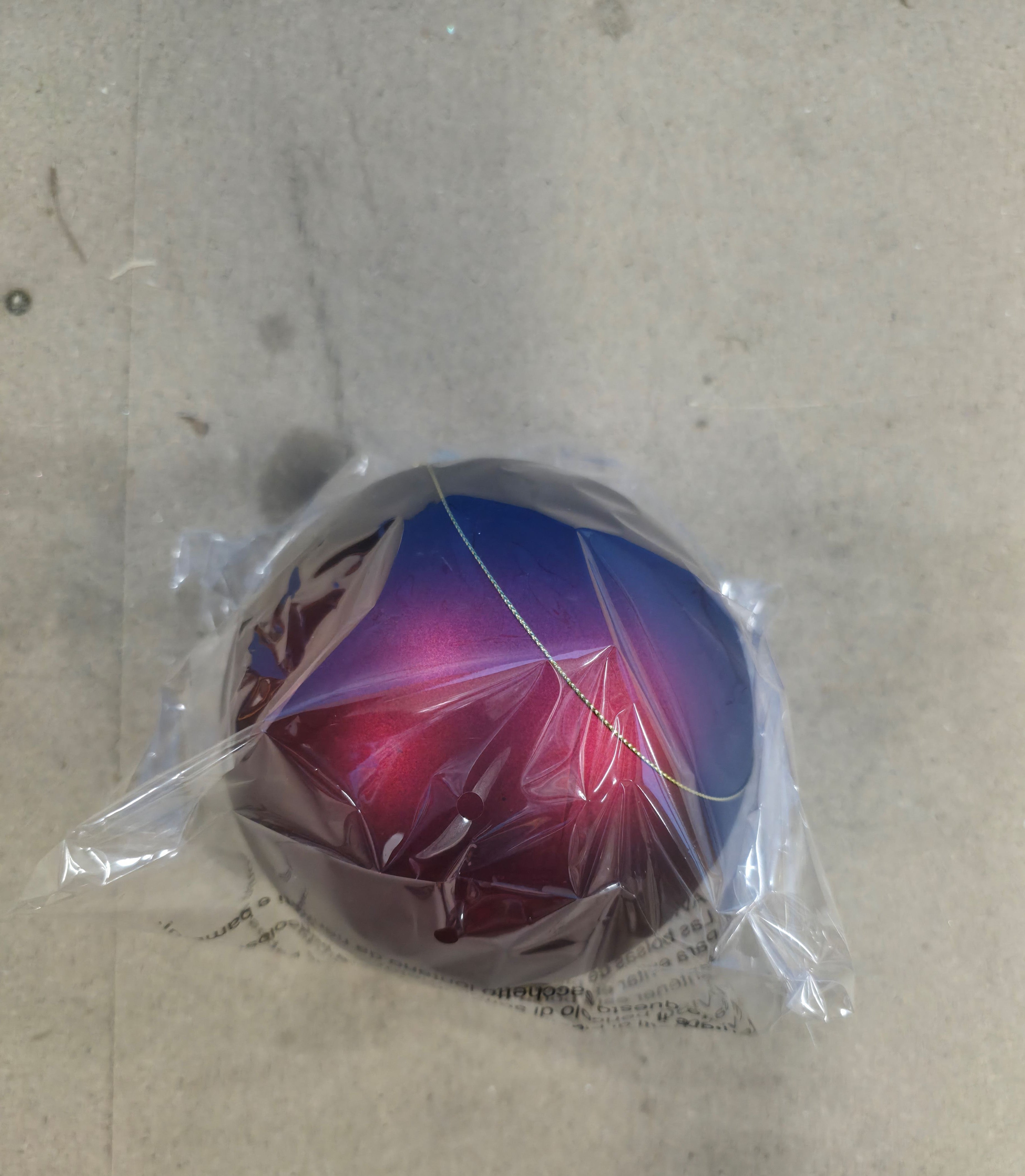 Bauble Unbreakable 15cm Matt D.red X1  (PACK OF 2)