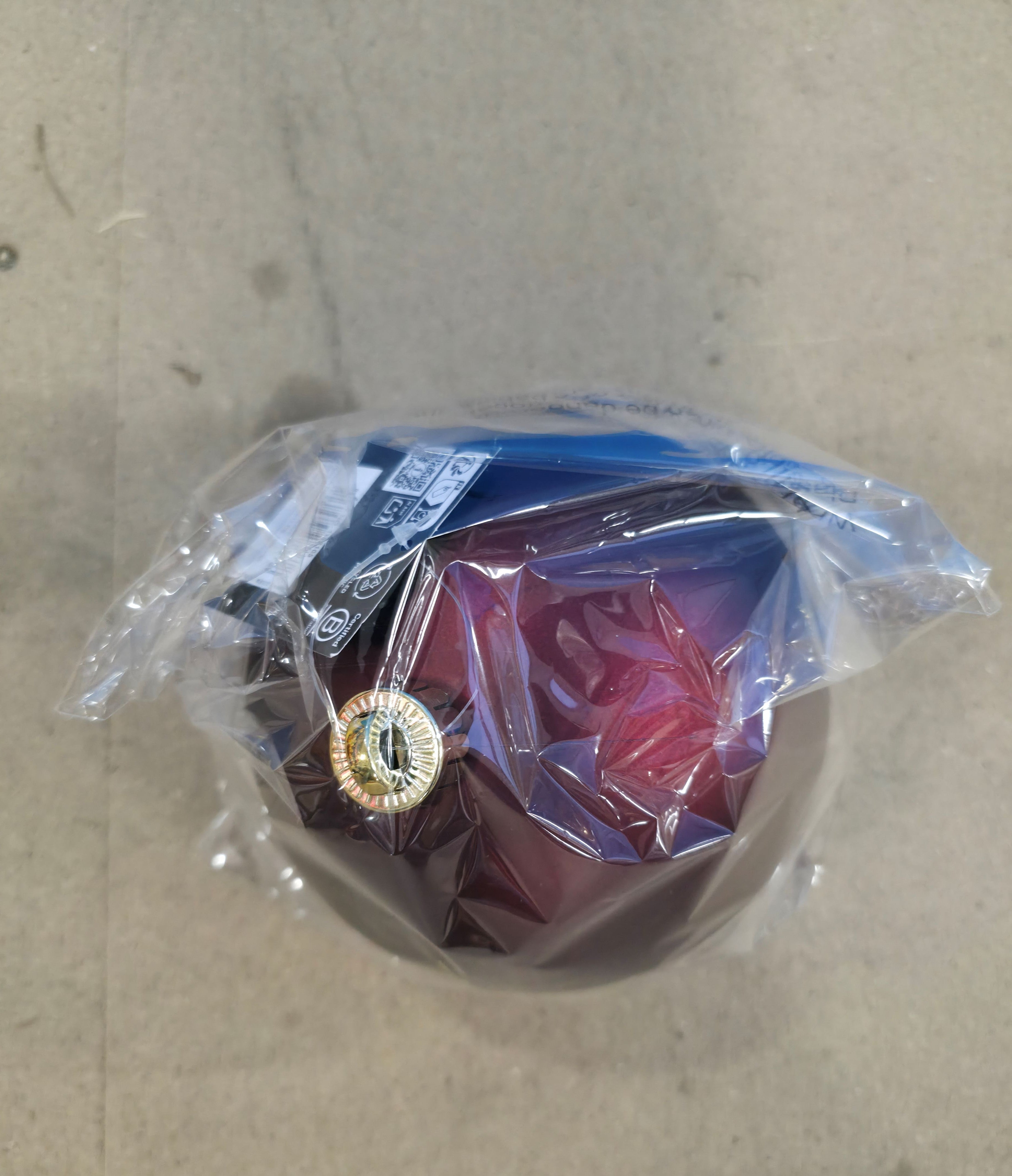 Bauble Unbreakable 15cm Matt D.red X1  (PACK OF 2)