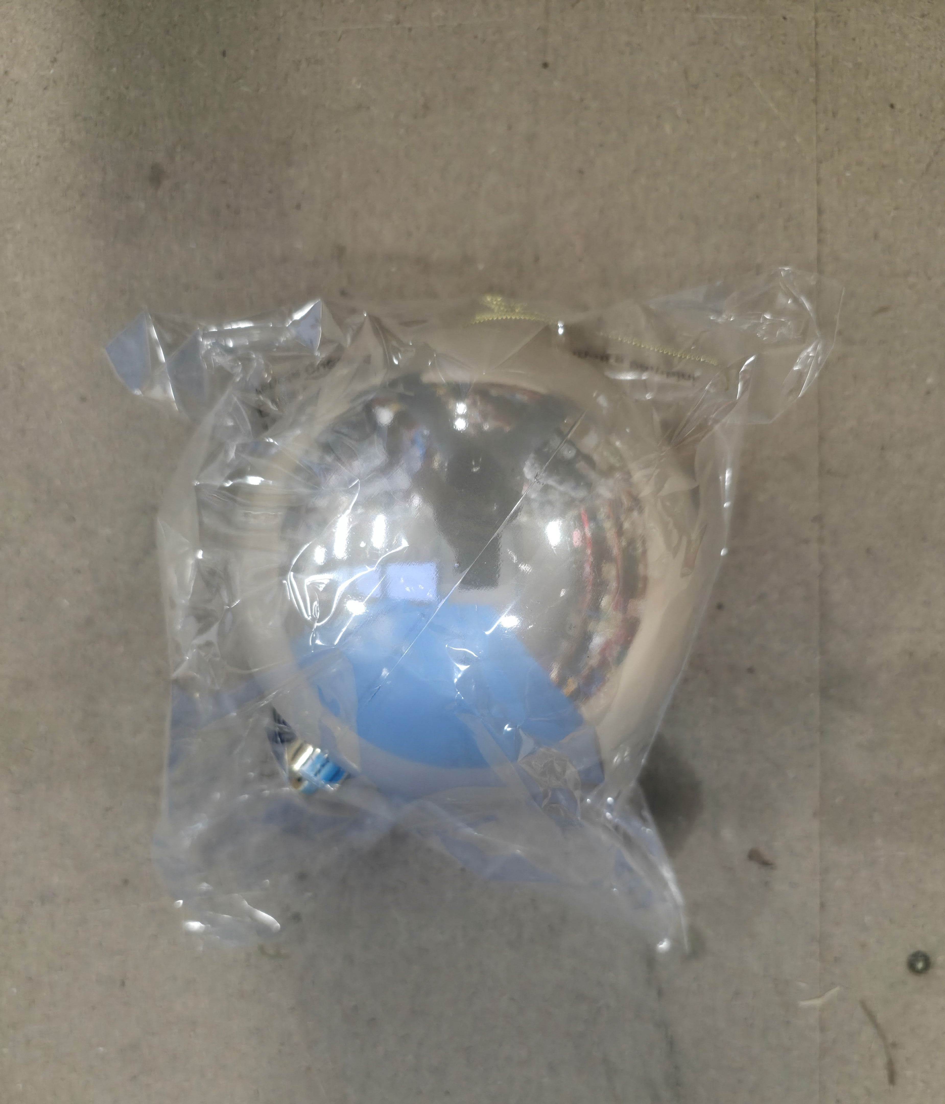 Bauble Unbreakable 15cm Pearl Cream X1  (PACK OF 2)