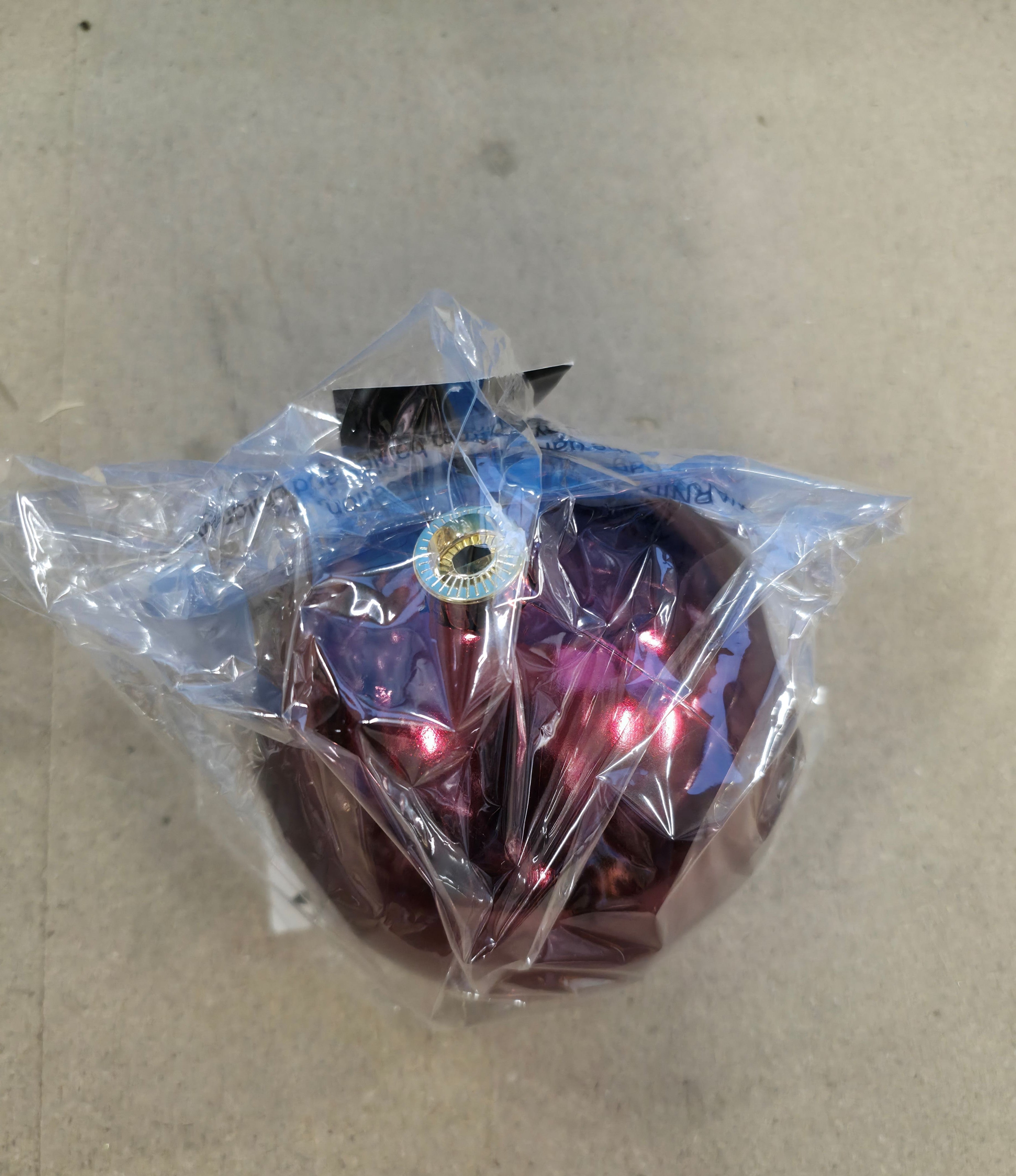Bauble Unbreakable 15cm Shiny D.red X1