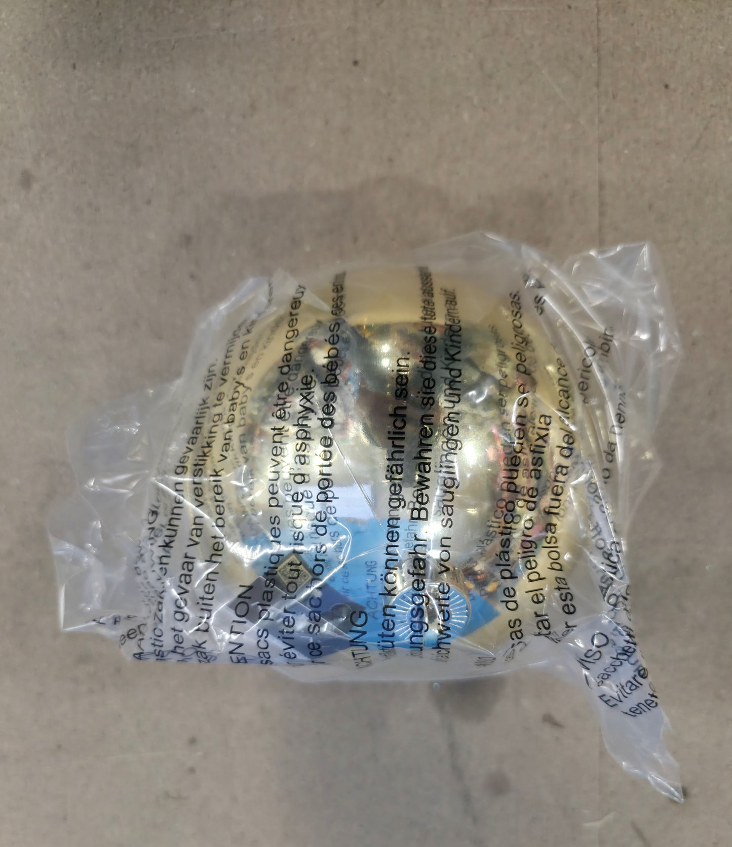 Bauble Unbreakable 15cm Shiny Gold X1