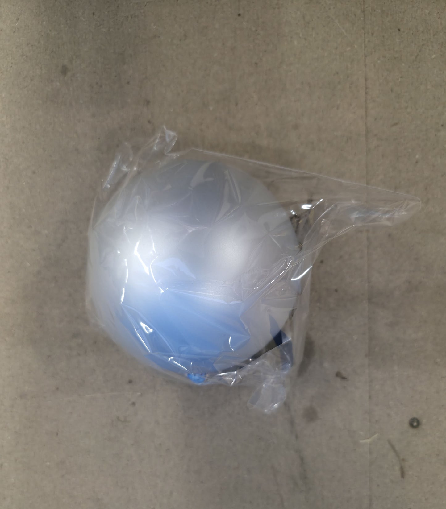 Bauble Unbreakable 20cm Matt Silver X1