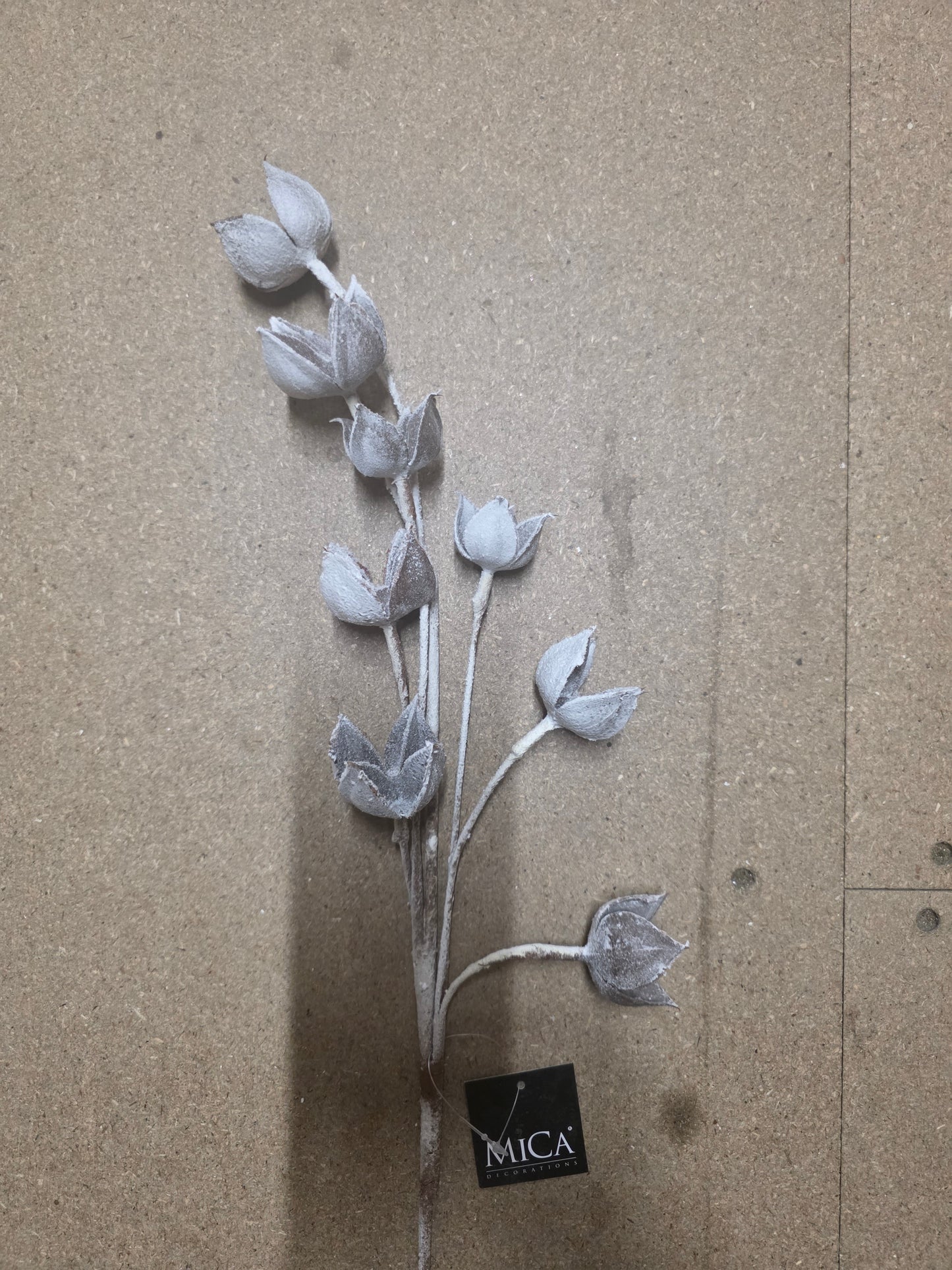 Pine Spray Brown Frosted 75cm