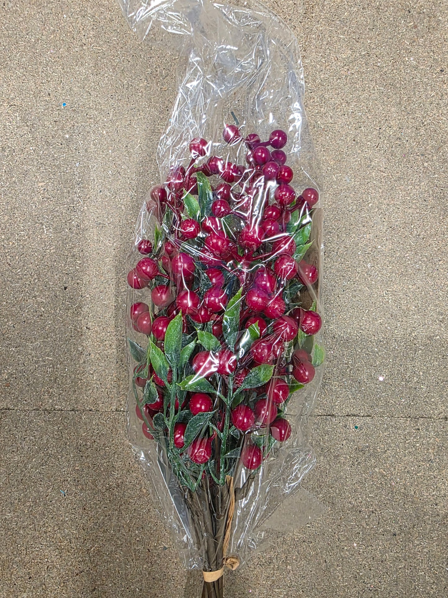 Silk Caper Berry X6 Red 35cm