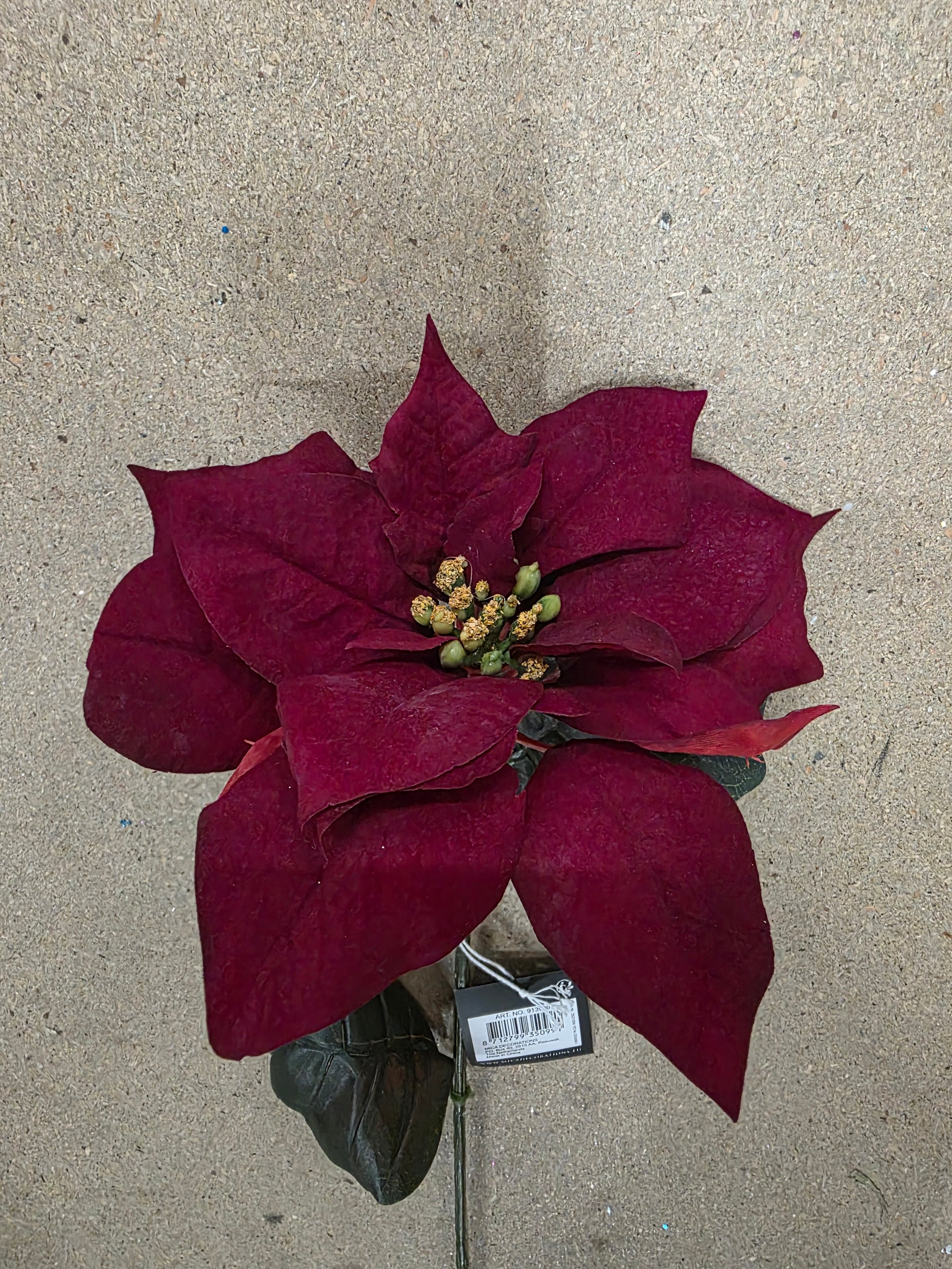 Poinsettia Red 71cm  (PACK OF 3)