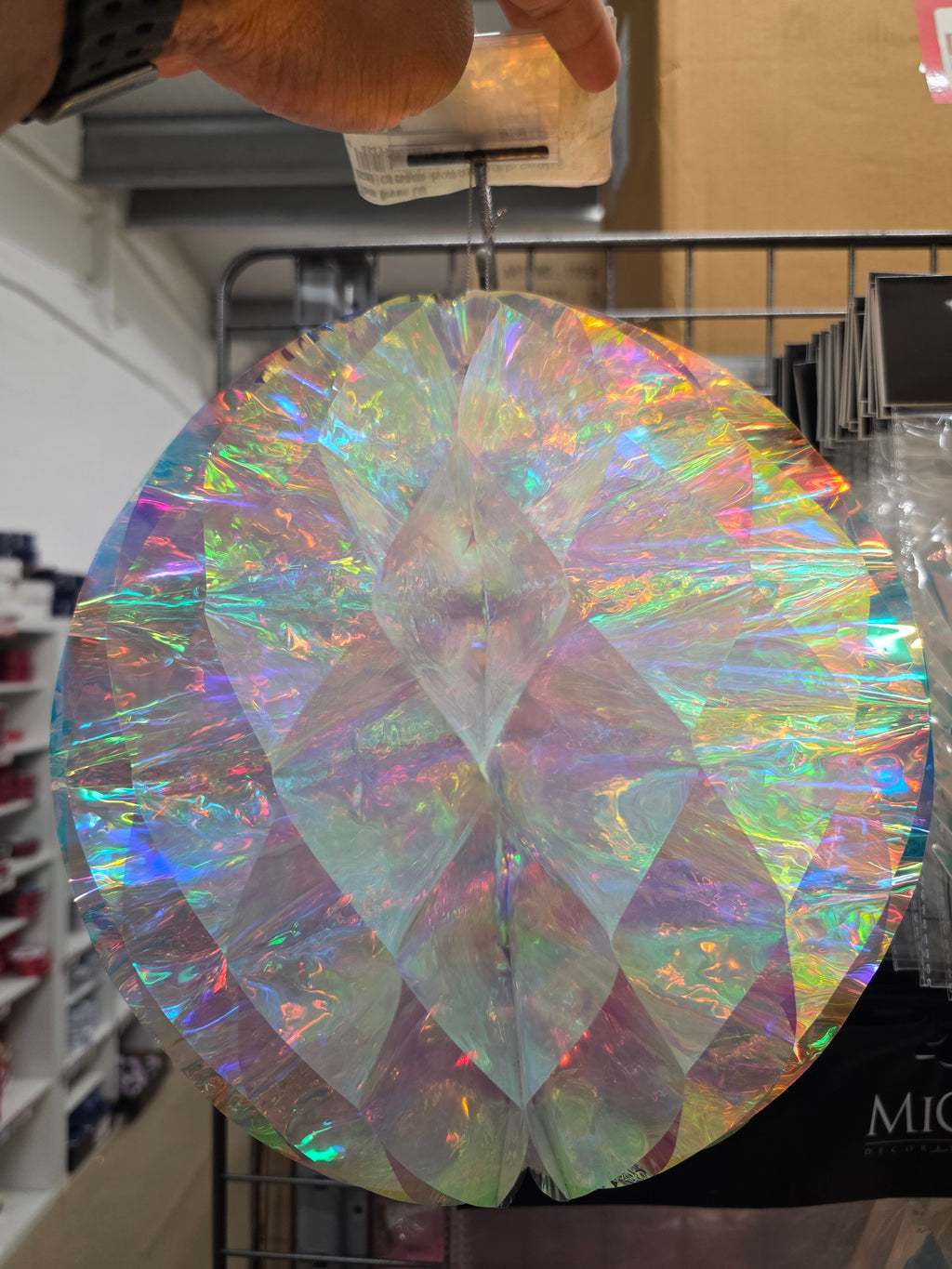 Ball Origami Iridescent 30cm