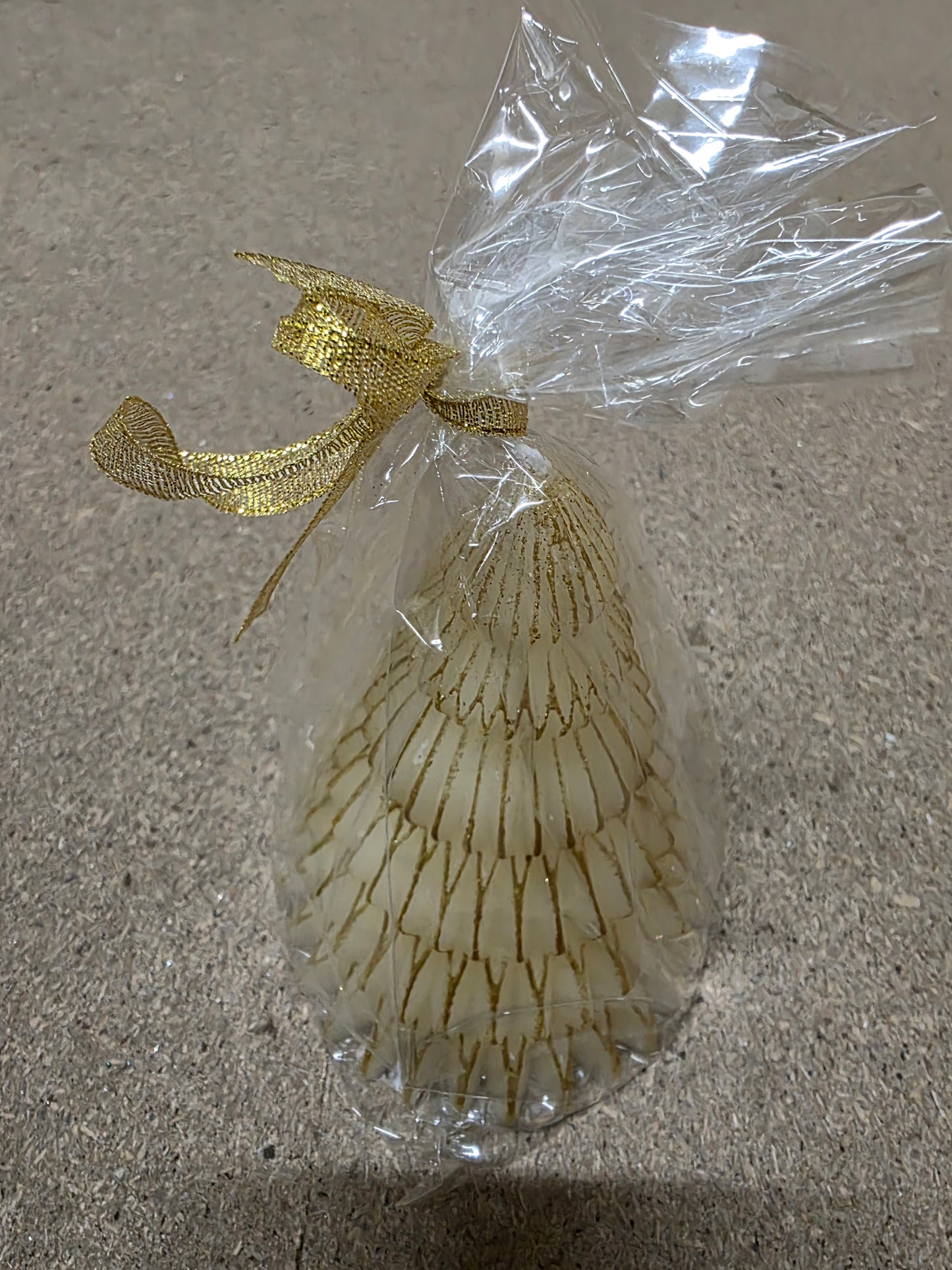 Candle Xmas Tree 14cm White