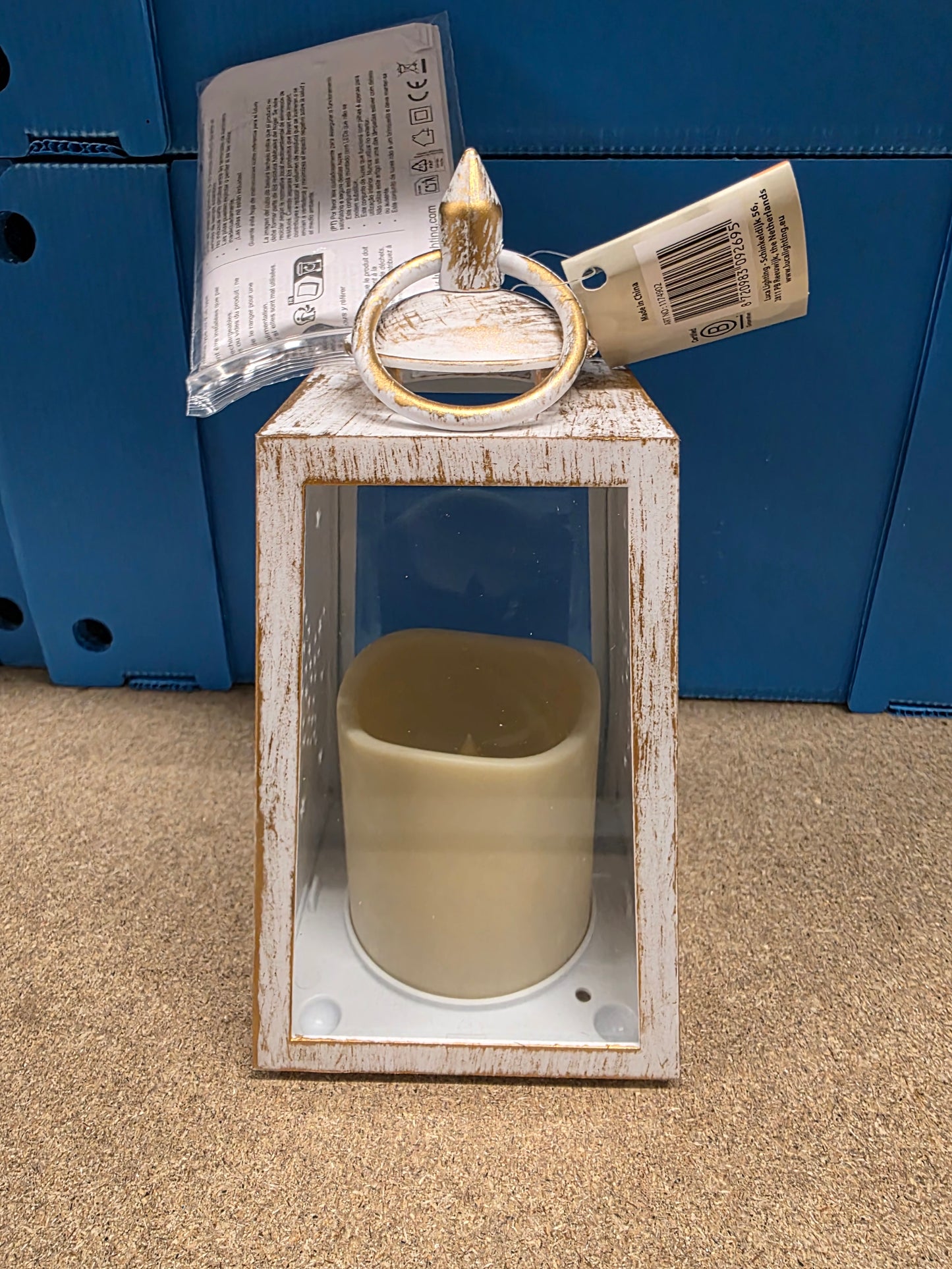 L E D Lantern Star Tree White