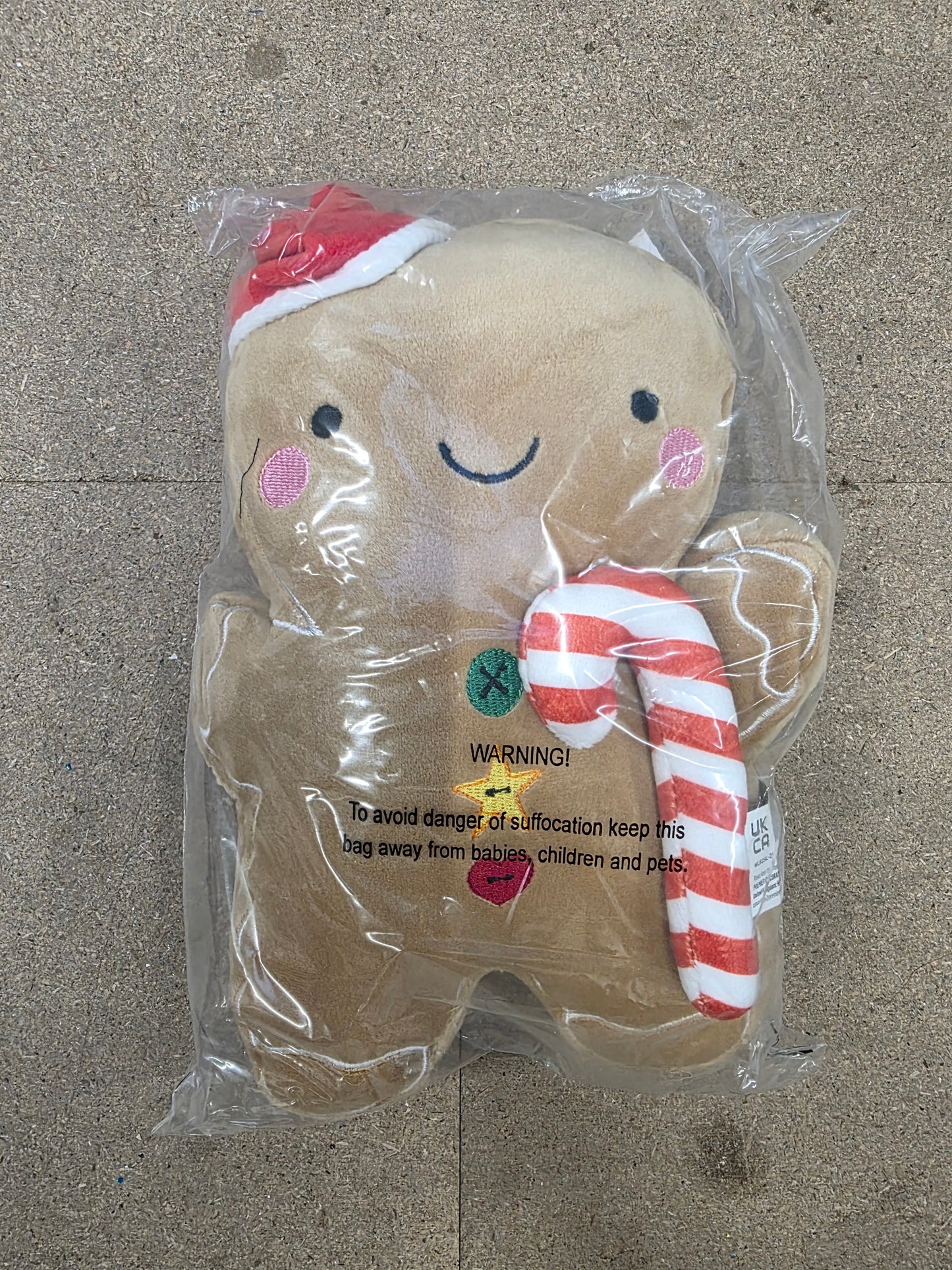Soft Toy Xmas 26cm Ginger Bread