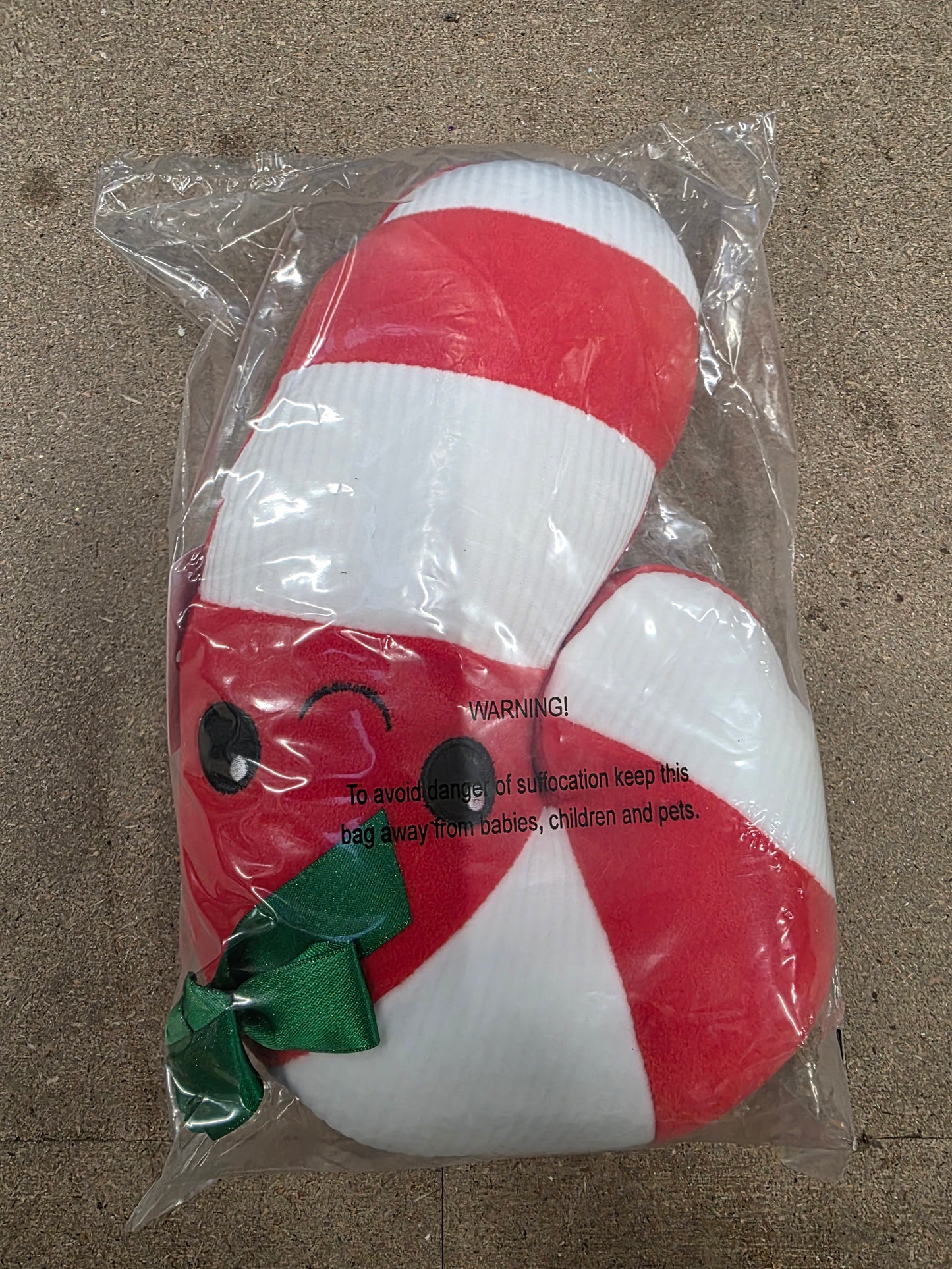 Soft Toy Xmas 26cm Candy Cane