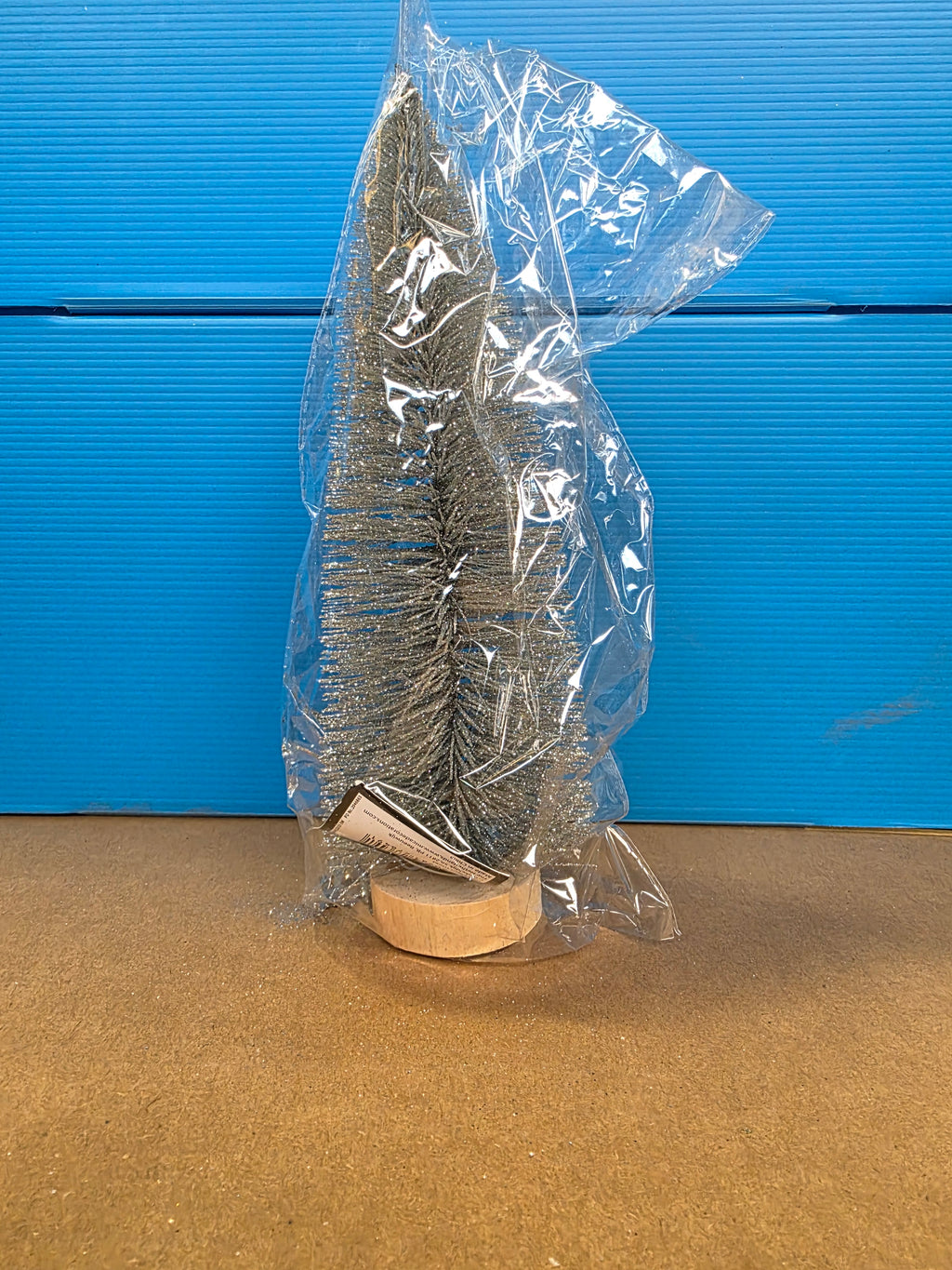 Tree Bristle Silver 25x8cm  (PACK OF 3)