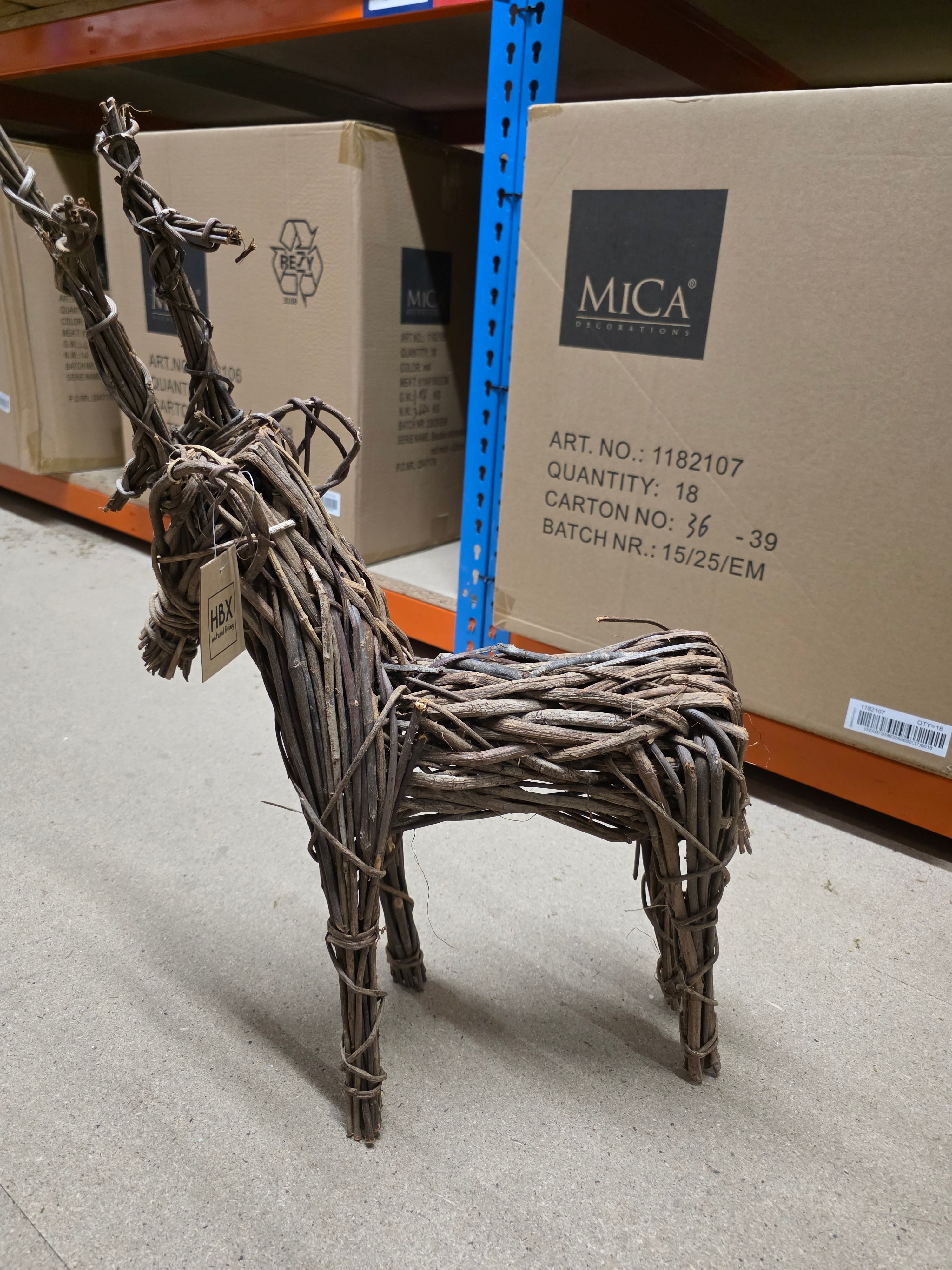 Reindeer Standing Vine 60cm