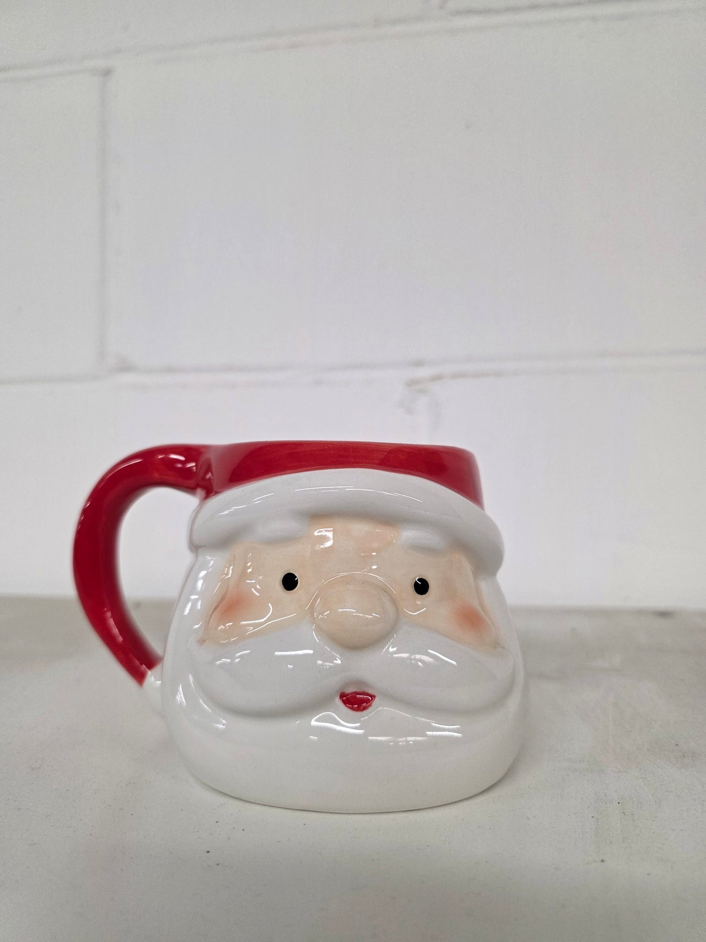 Ceramic Santa Mug 10.5cm