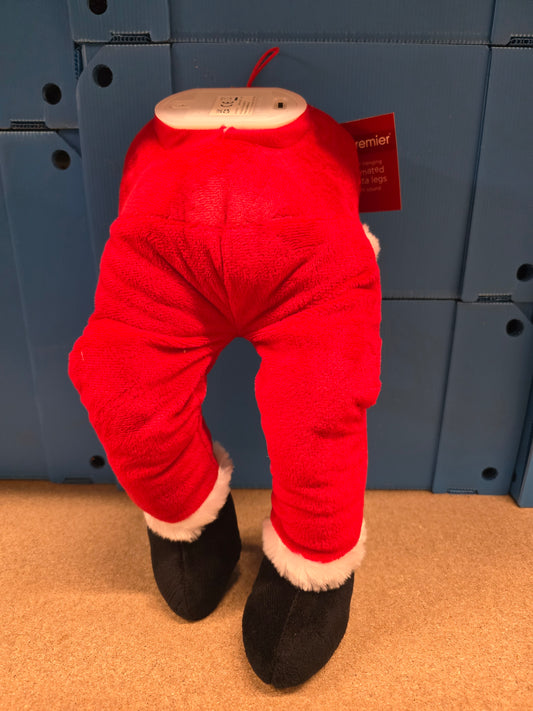 Hanging Animated Santa 37cm