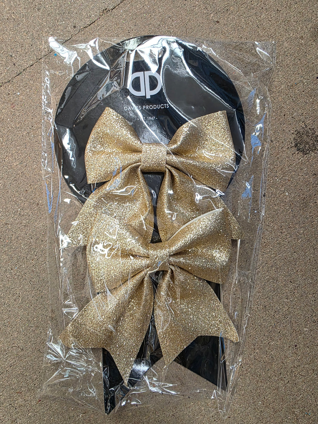 Bow Champagne 12cm X2 (PACK OF 4)
