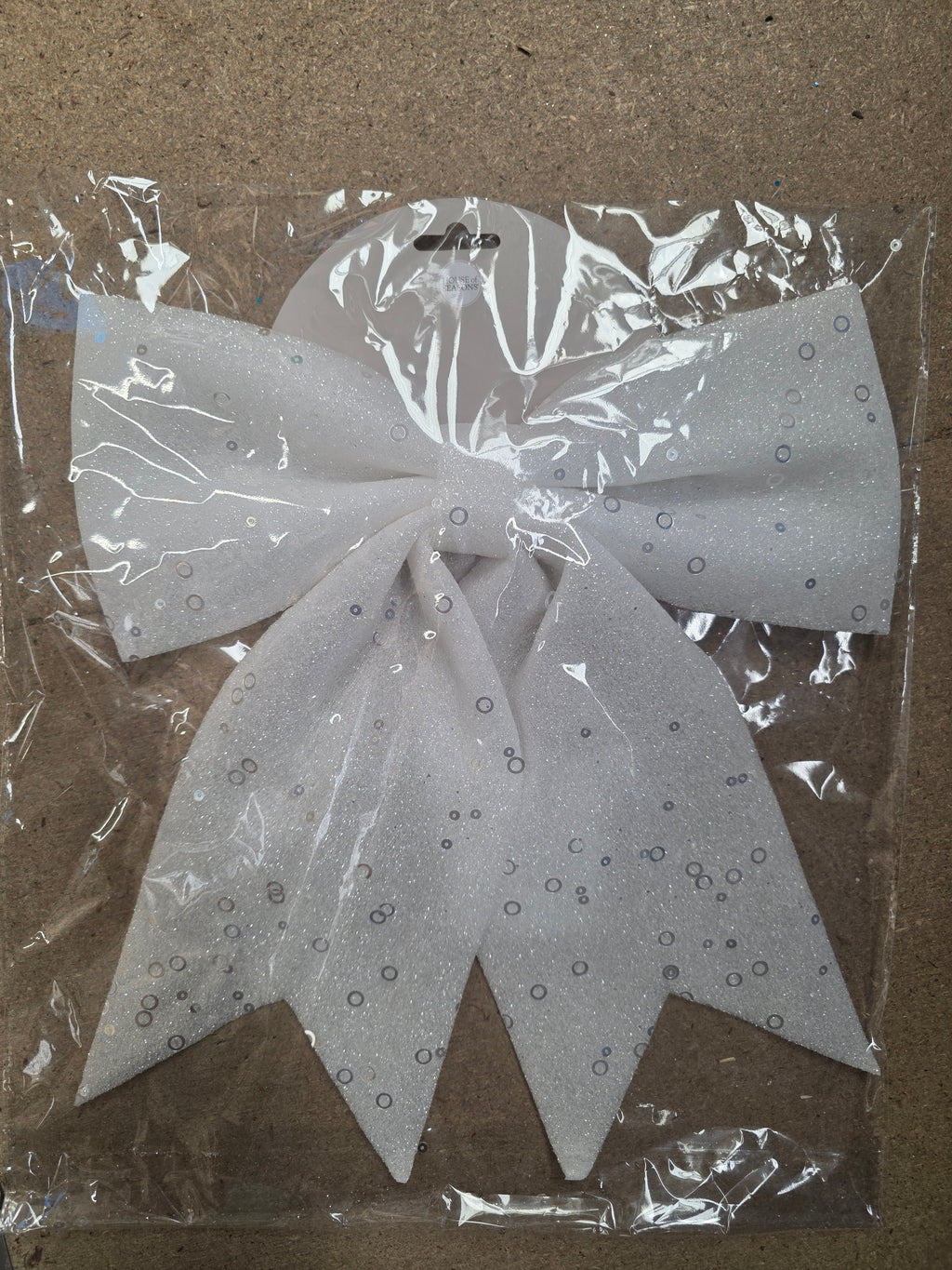 Bow White 28x33cm  (PACK OF 2)