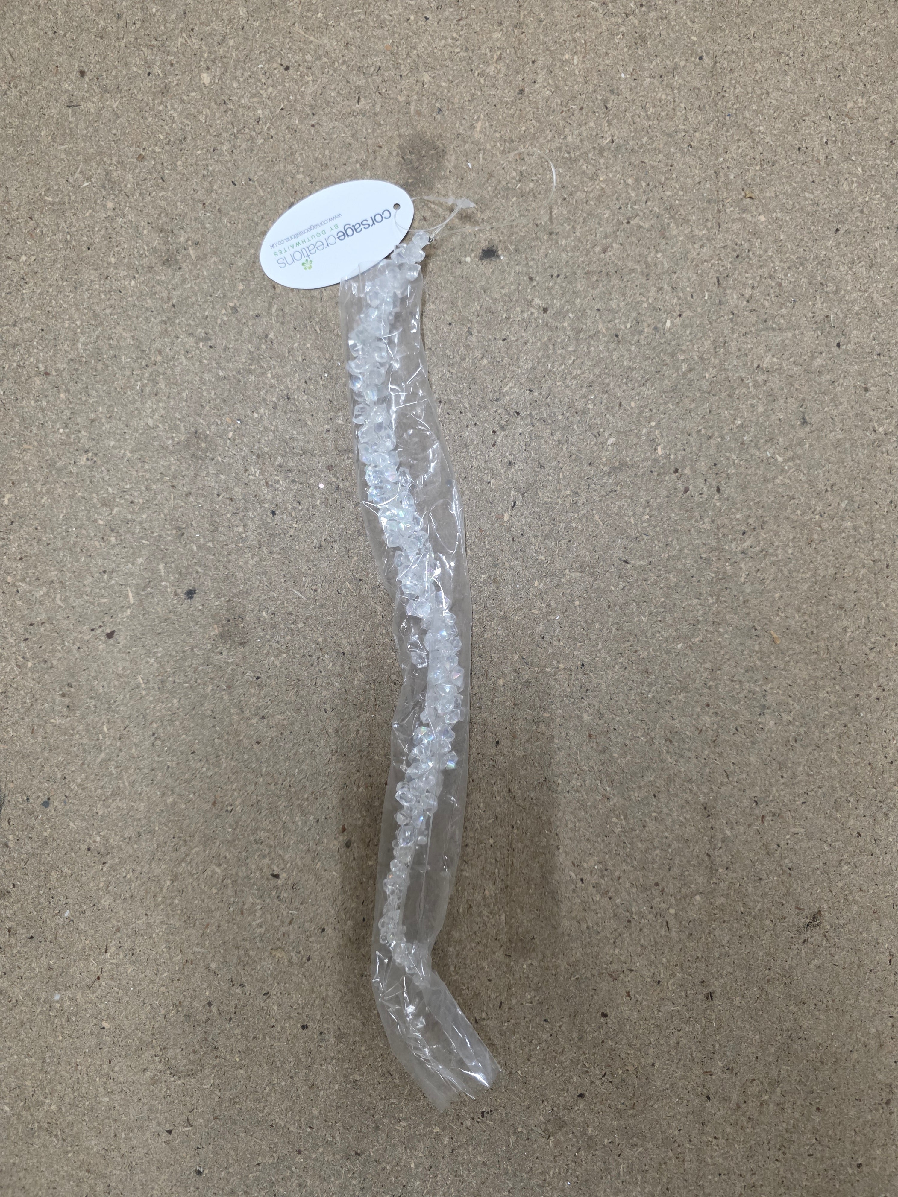 Acryllic Icicle Drop 32cm (PACK OF 2)