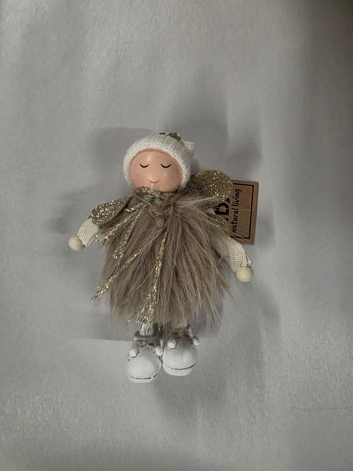 Angel Furry 15cm Beige