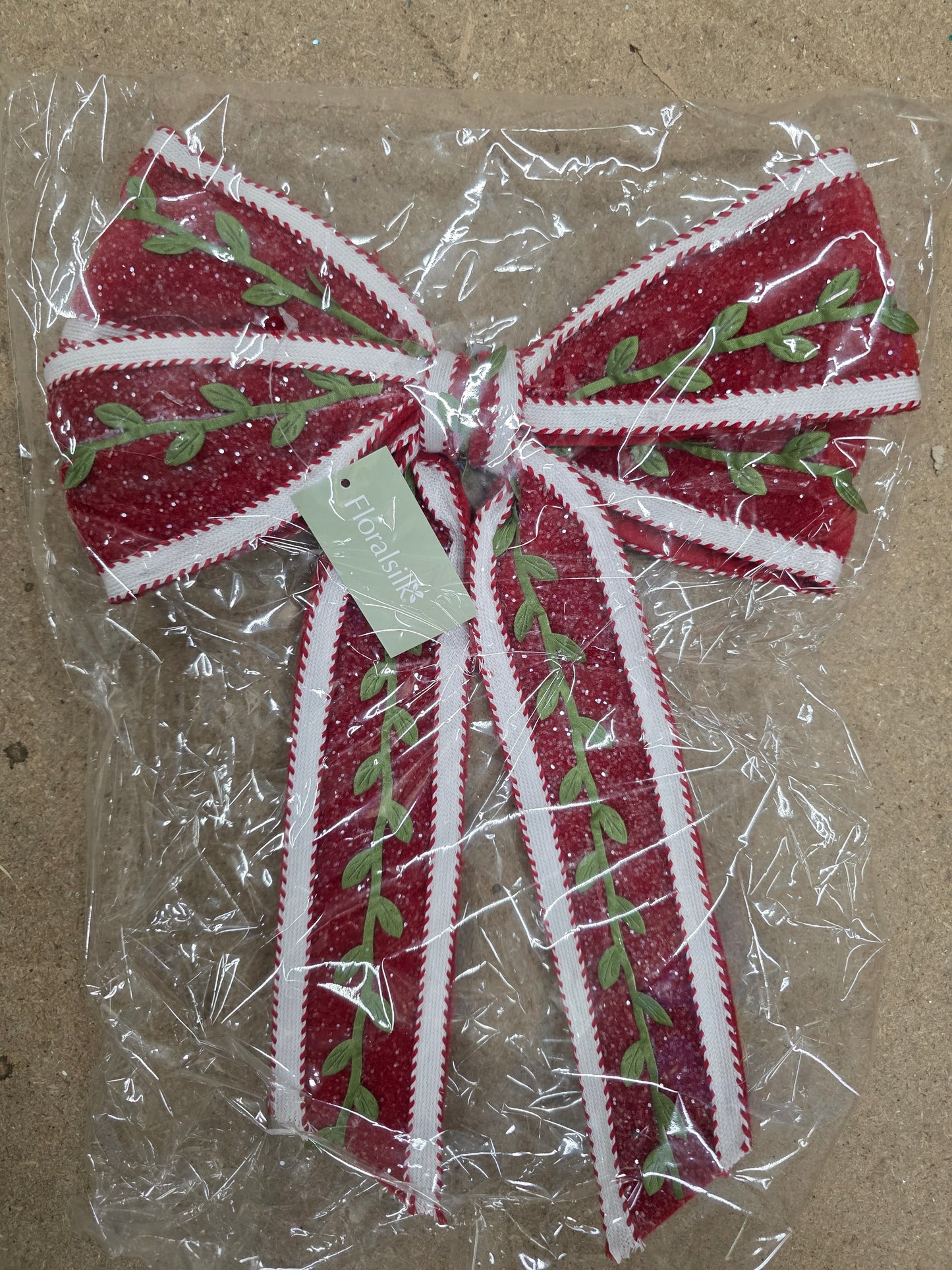 Clip Large Bow Leaves 40cm