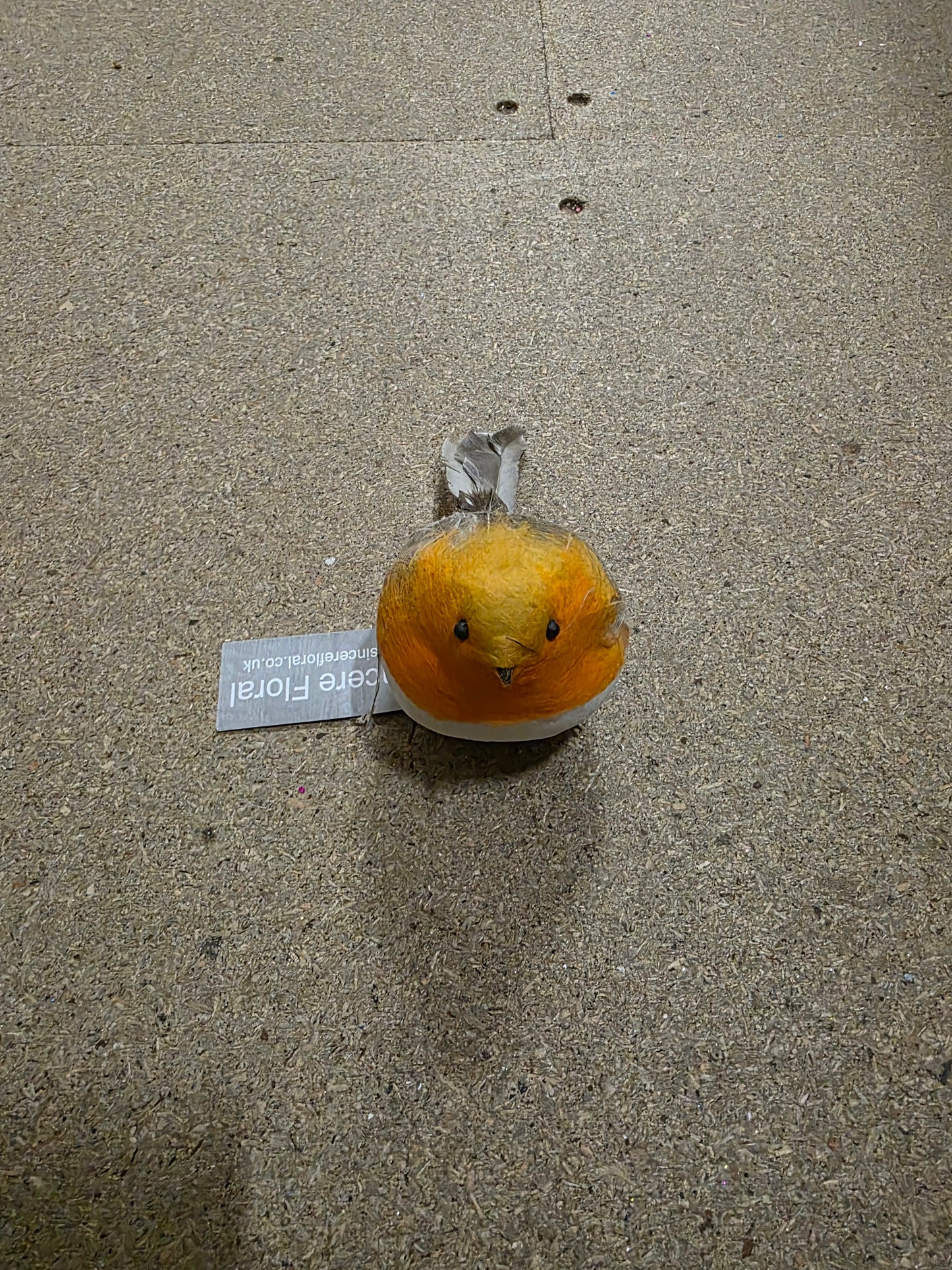 Fat Reggie Robin On Clip 12cm