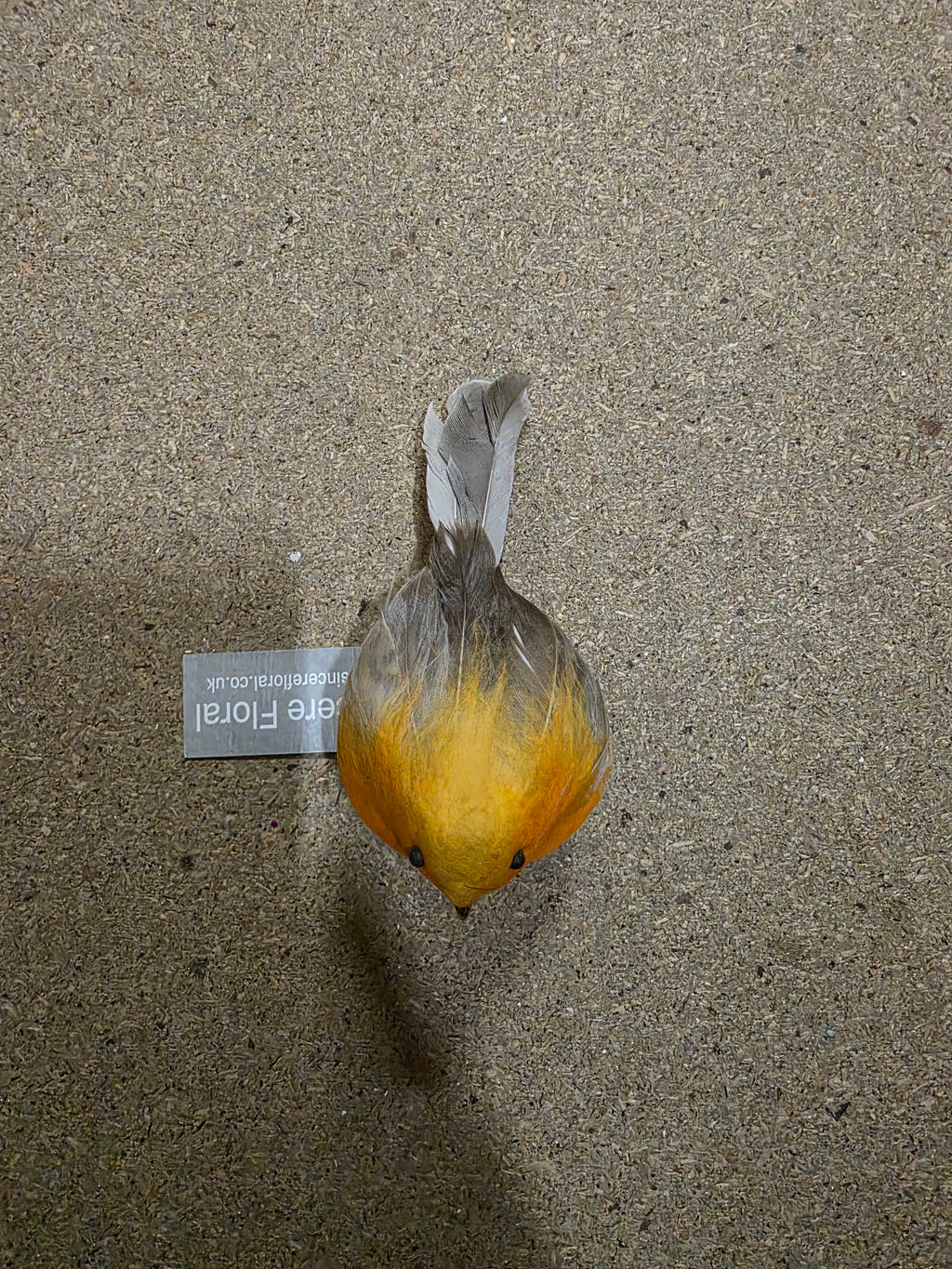 Fat Reggie Robin On Clip 12cm (pack of 2)