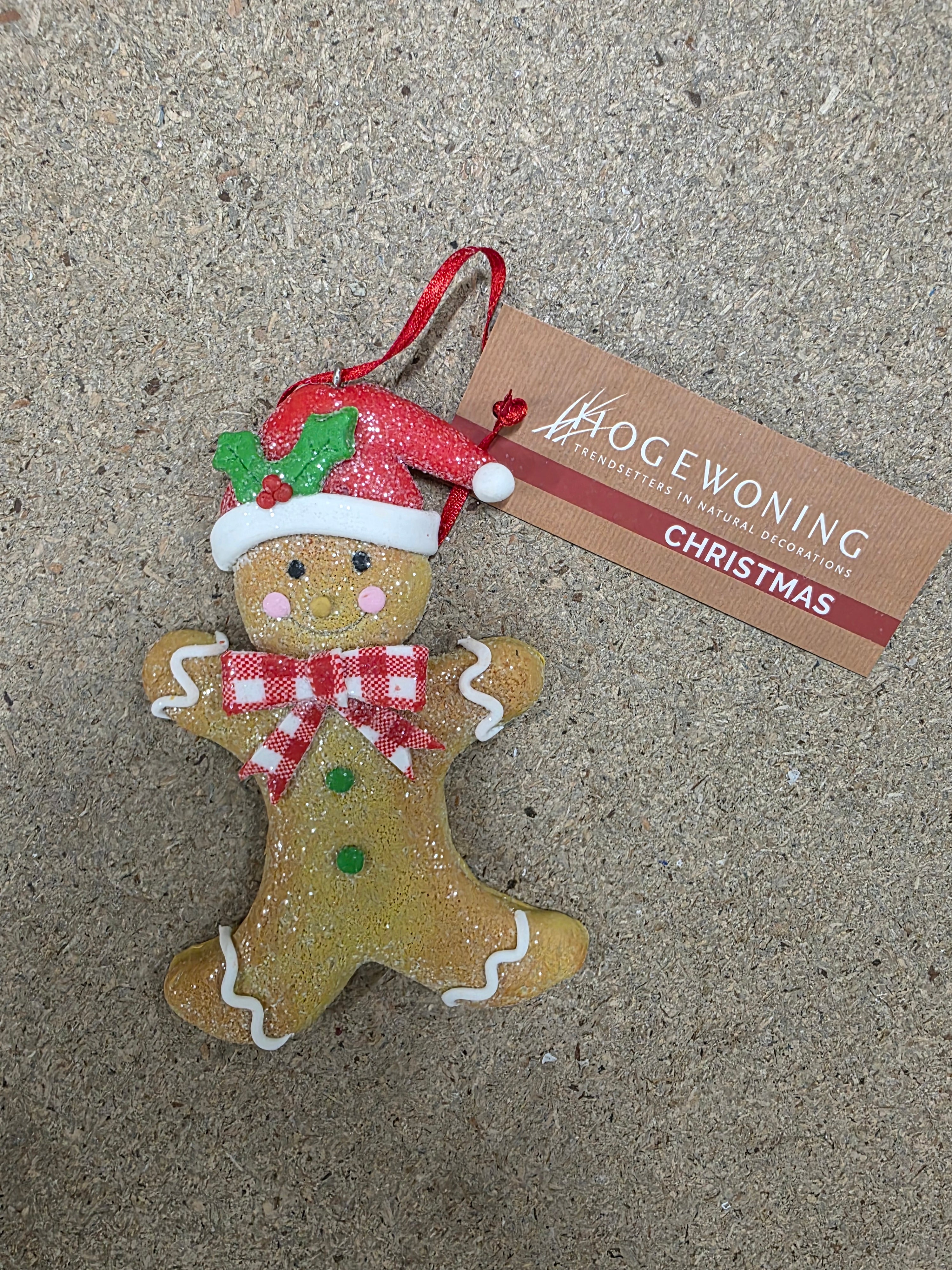 Gingerbread People Hanger Assorted 10cm (PACK OF 1)