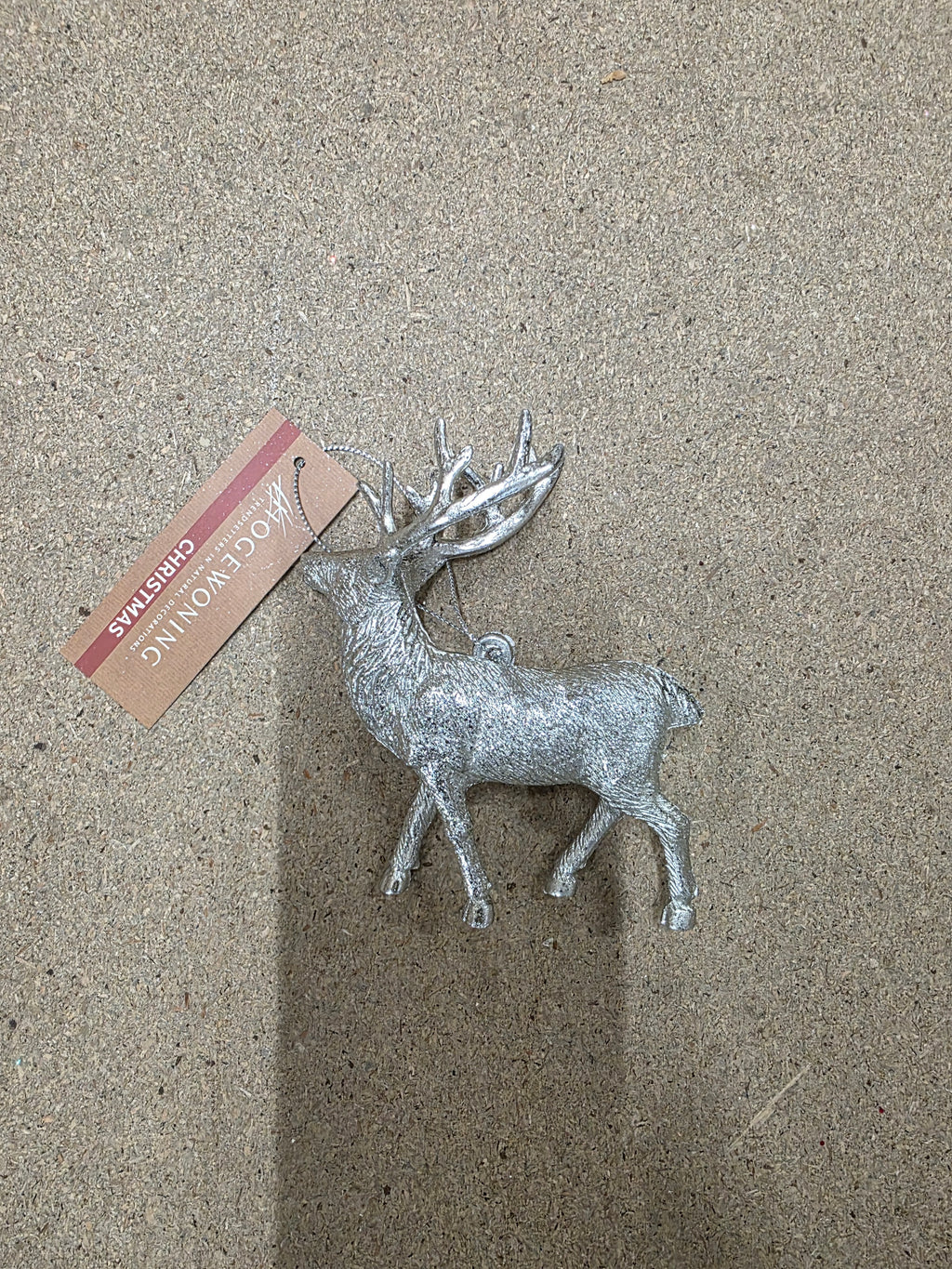 Hanger Deers Assorted 14cm silver (PACK OF 3)