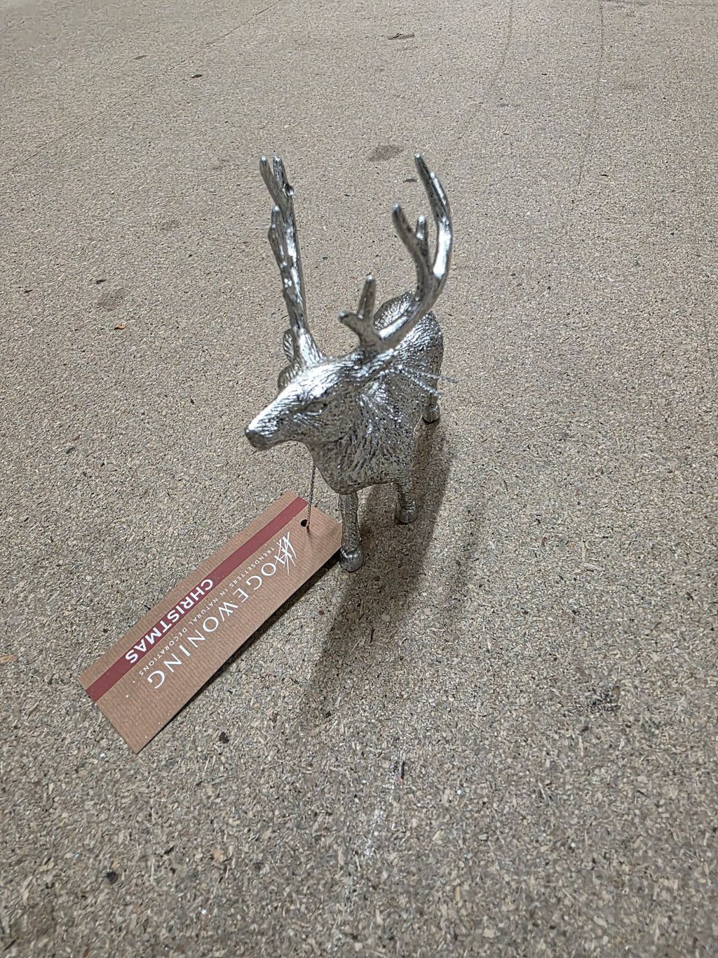 Hanger Deers Assorted 14cm silver (PACK OF 3)
