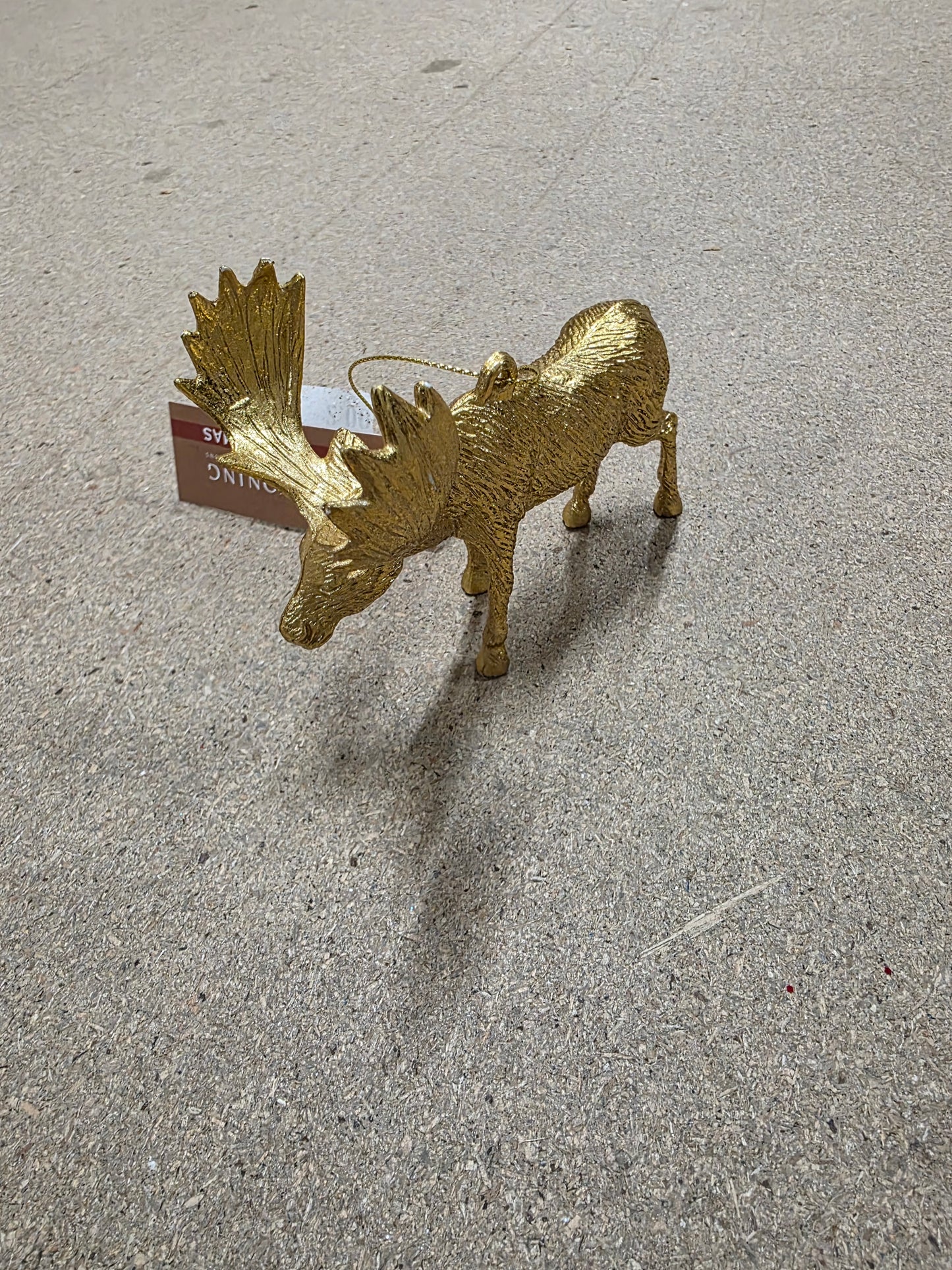 Hanger Deers Moose 14cm Gold