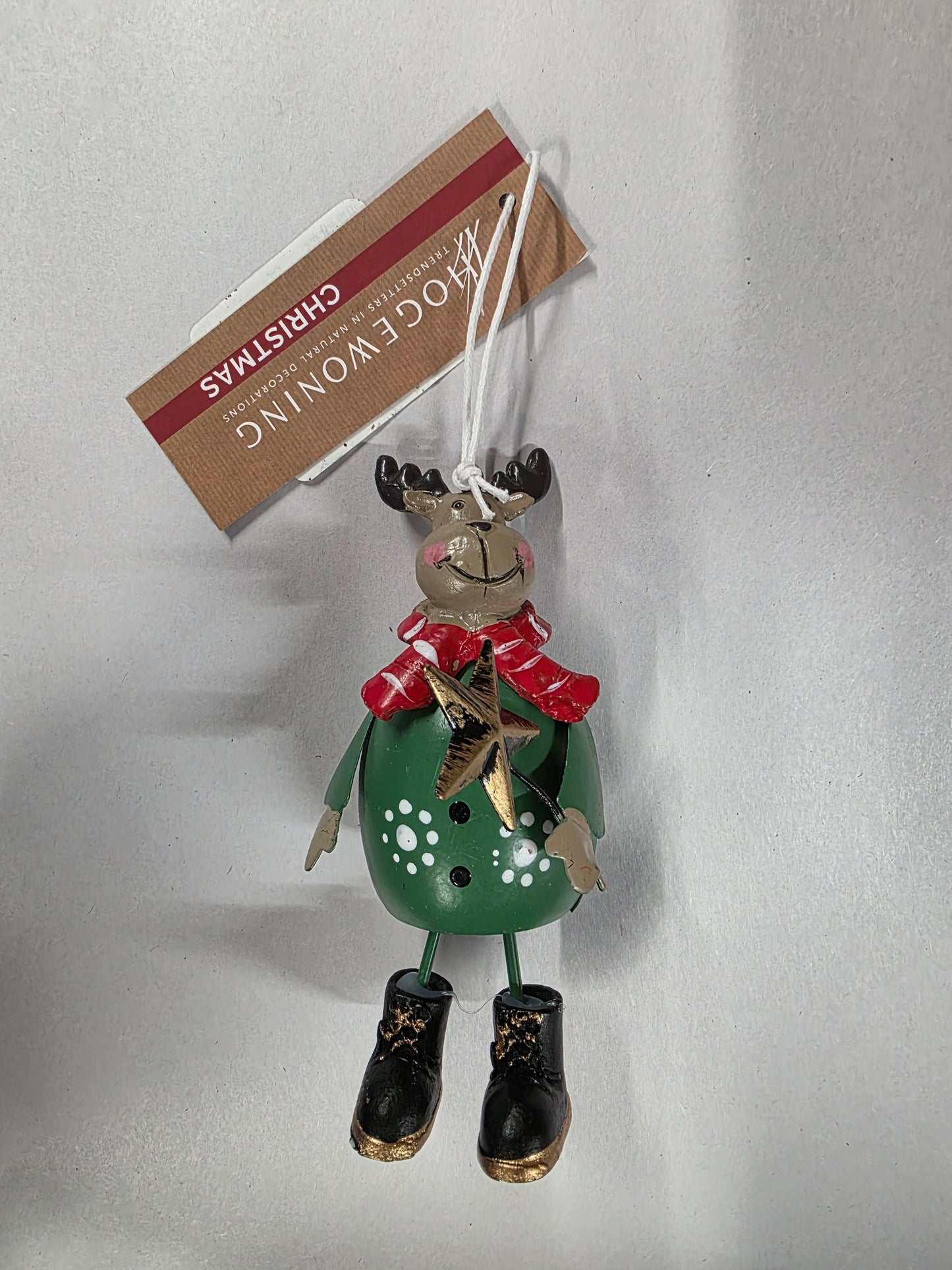 Hanger Metal Reindeer 14cm