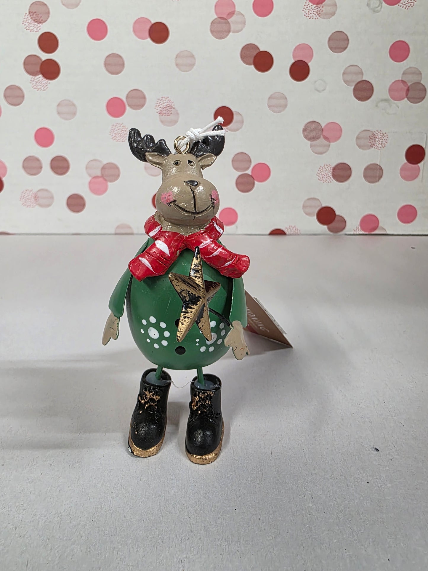 Hanger Metal Reindeer 14cm