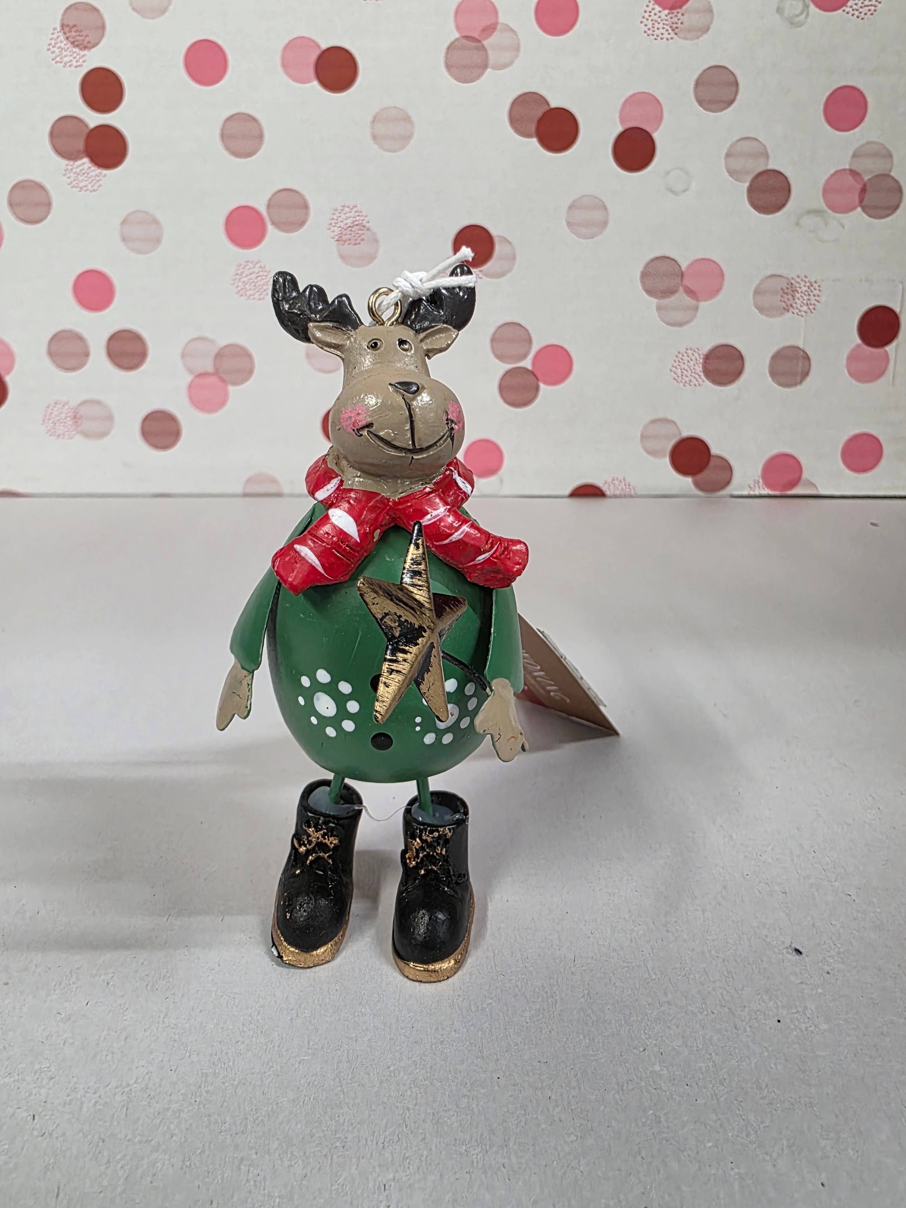 Hanger Metal Reindeer 14cm