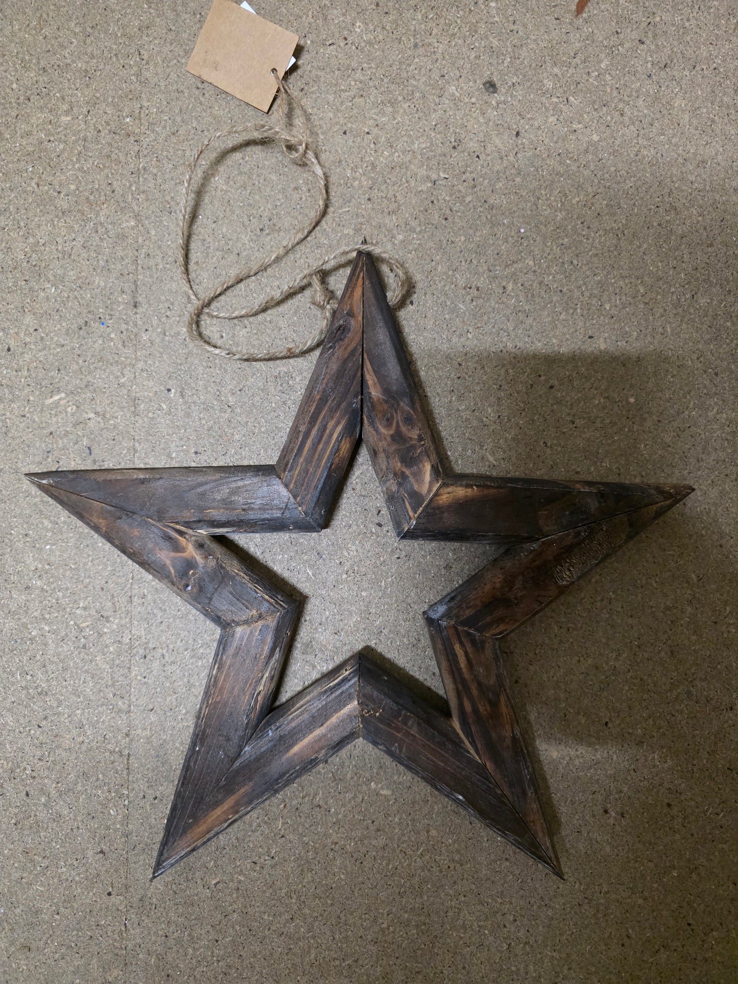 Hanger Star Tung Grey 34cm