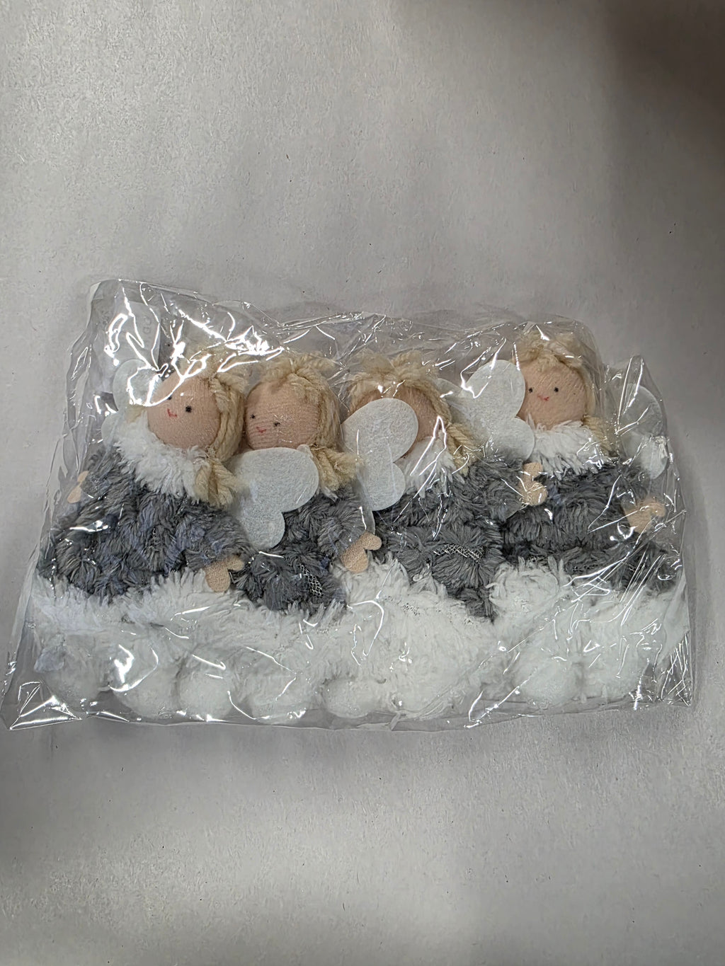 Hanging Angel Grey 12cm (PACK OF 8)