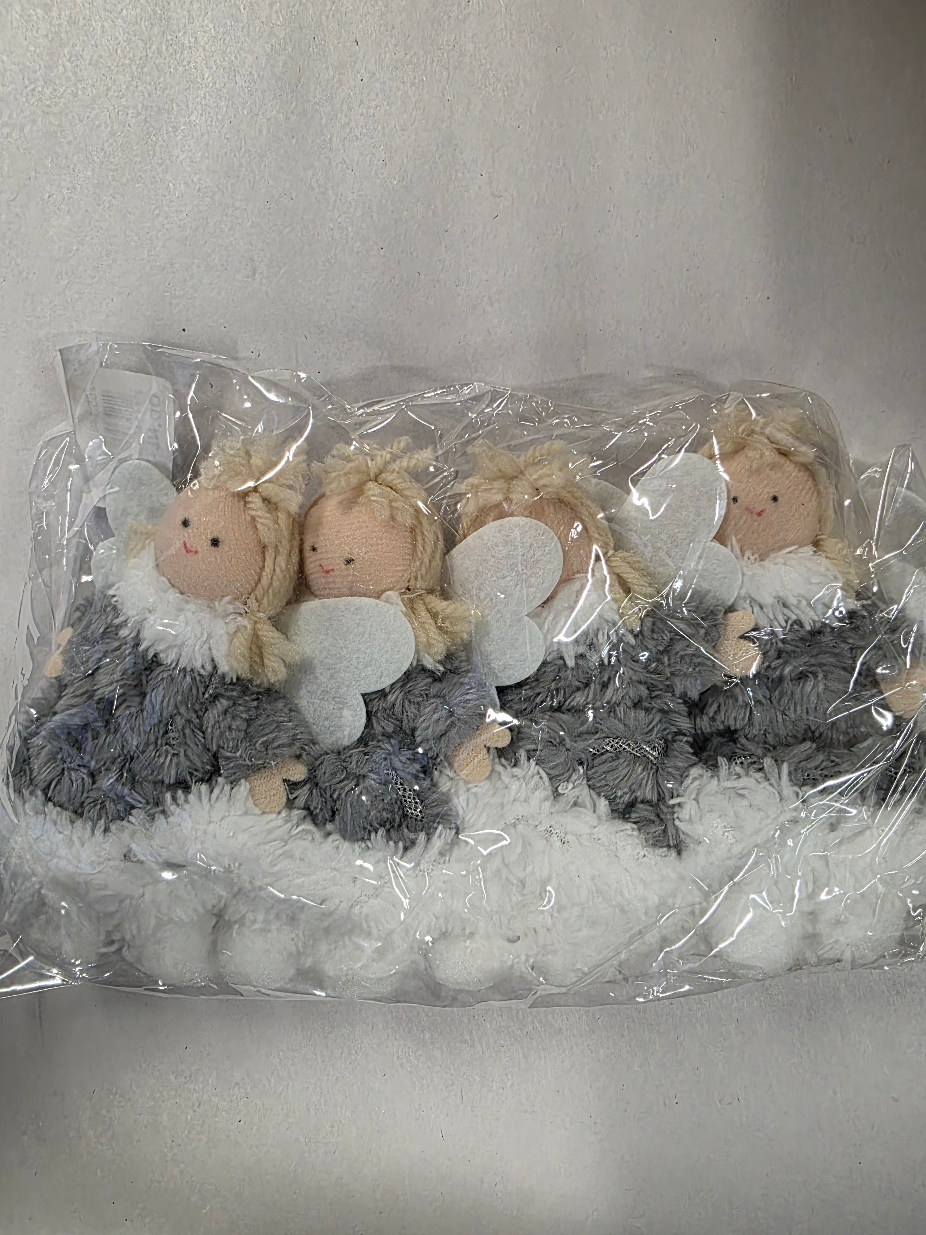 Hanging Angel Grey 12cm (PACK OF 8)