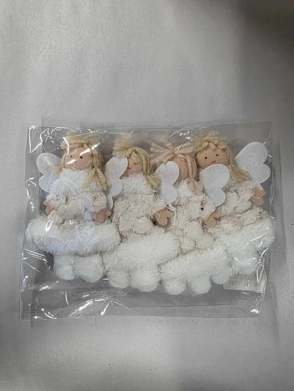 Hanging Angel White 12cm (PACK OF 4)